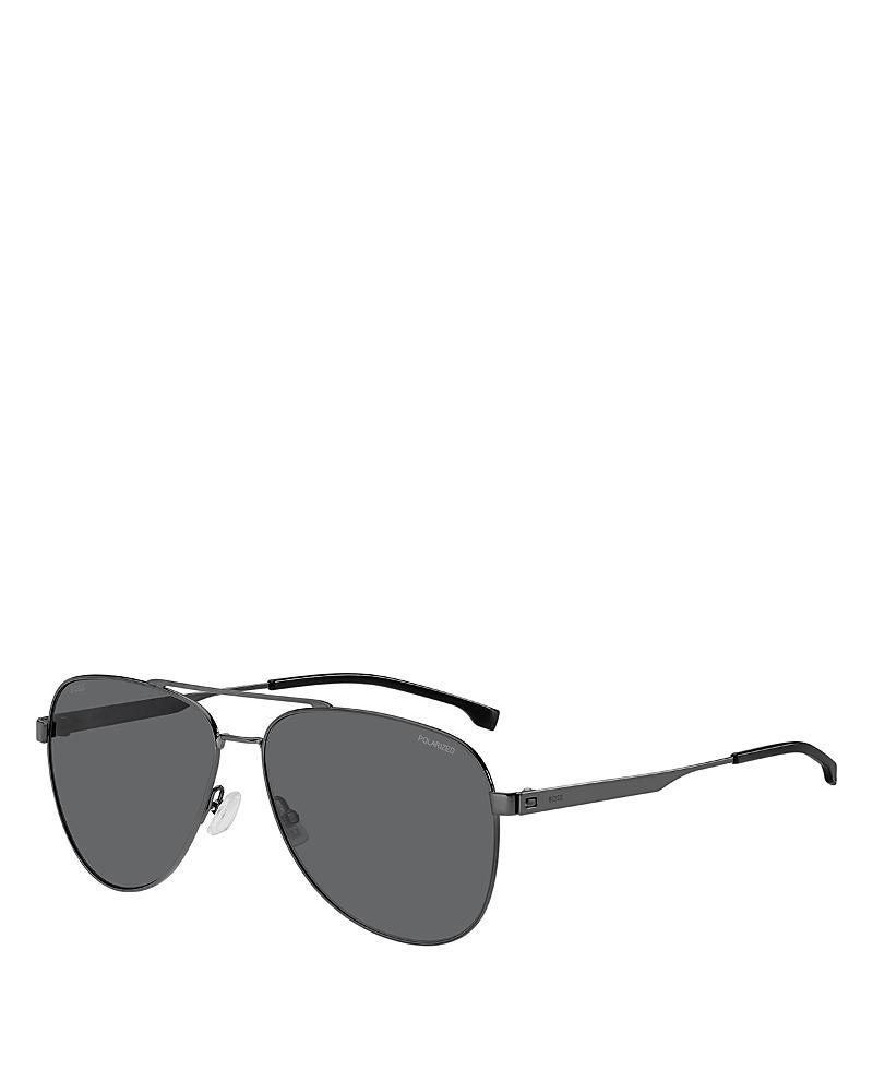 Mens 60MM Stainless Steel Aviator Sunglasses Product Image