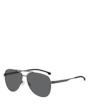 Mens 60MM Stainless Steel Aviator Sunglasses Product Image