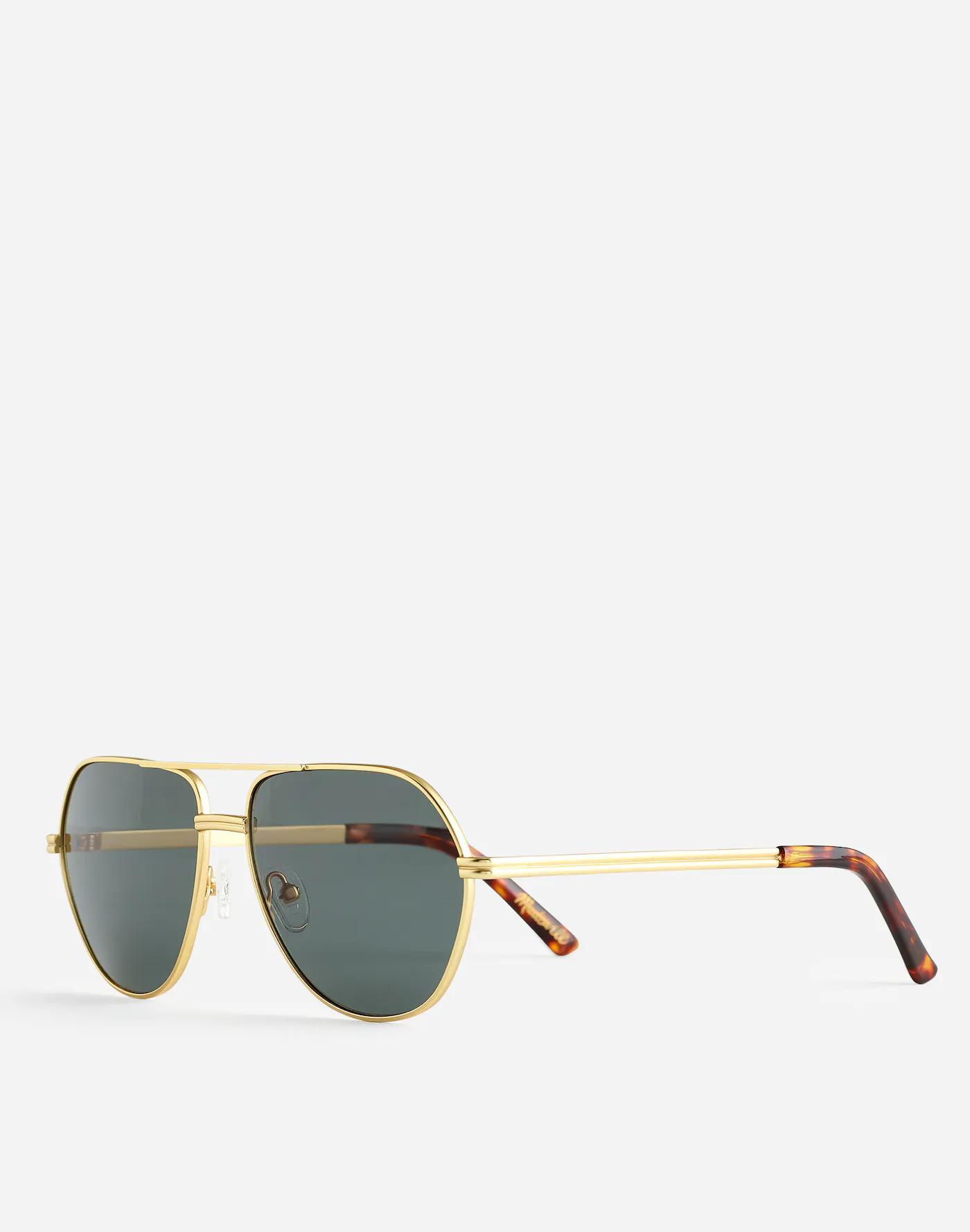 Wire Frame Aviator Sunglasses Product Image