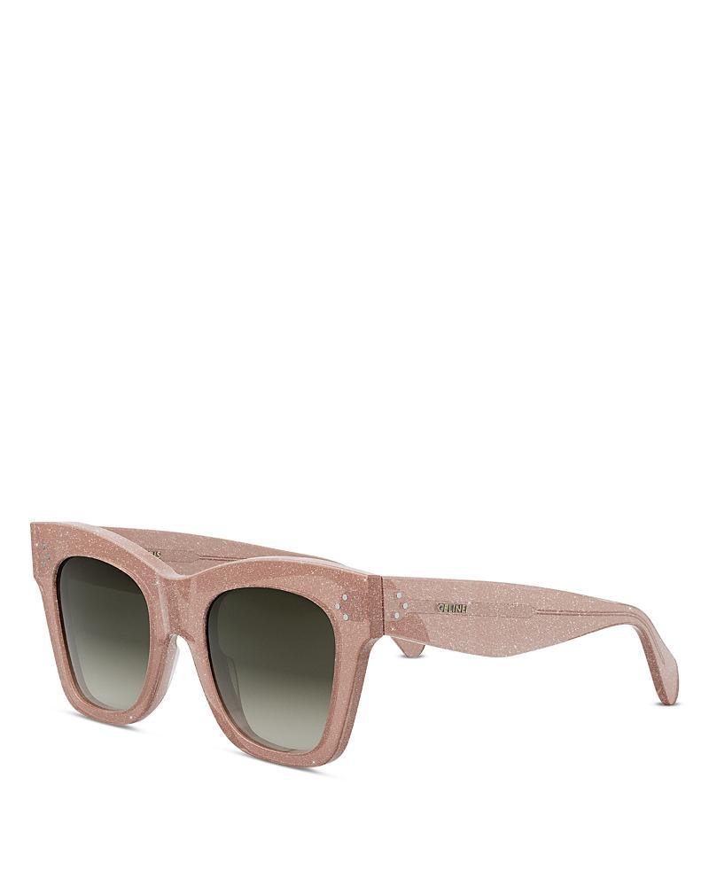 Glittery Bold Acetate Cat-Eye Sunglasses  Product Image