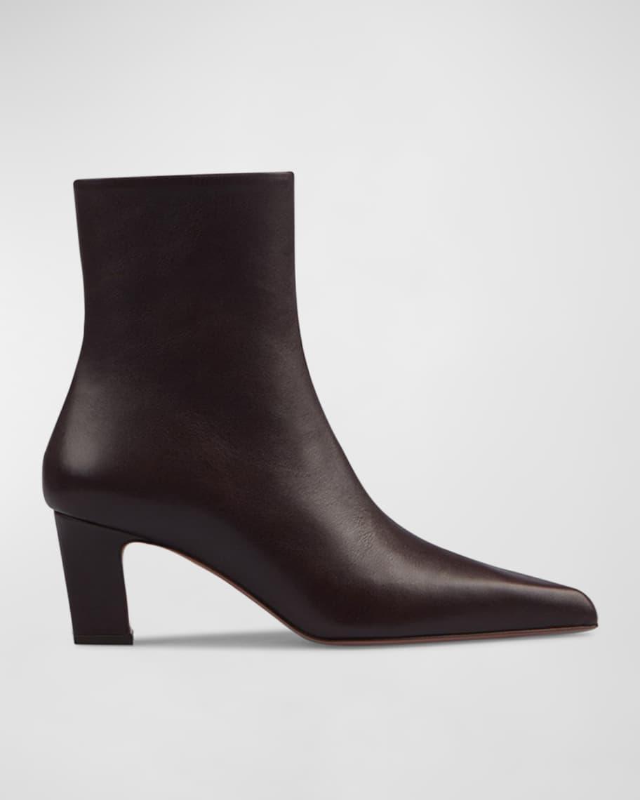 Jude Pointed Leather Ankle Boots Product Image