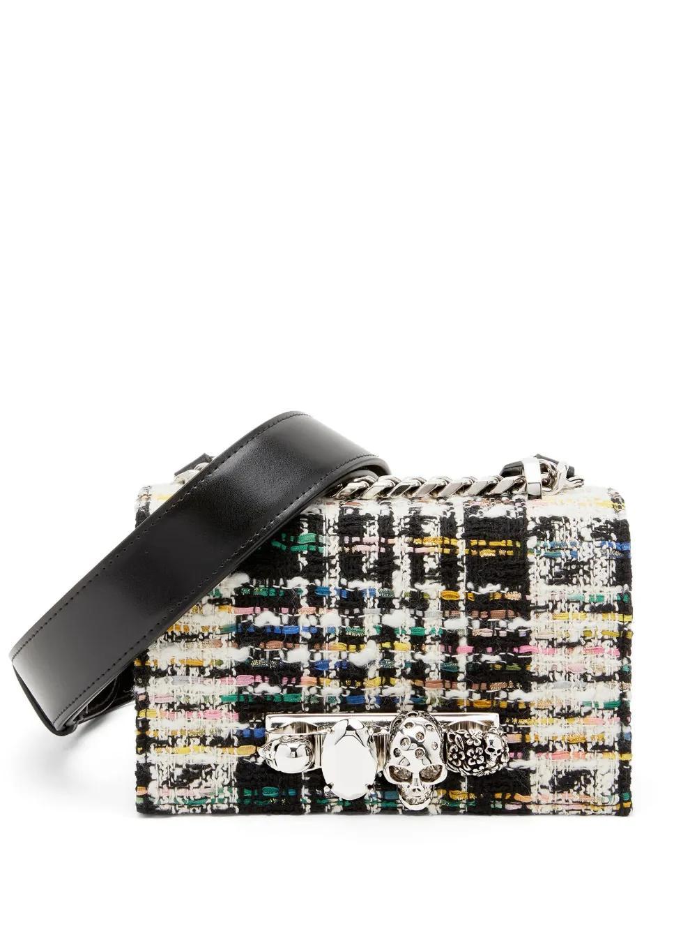 ALEXANDER MCQUEEN Mini Jewelled Mini Bag In Black Product Image