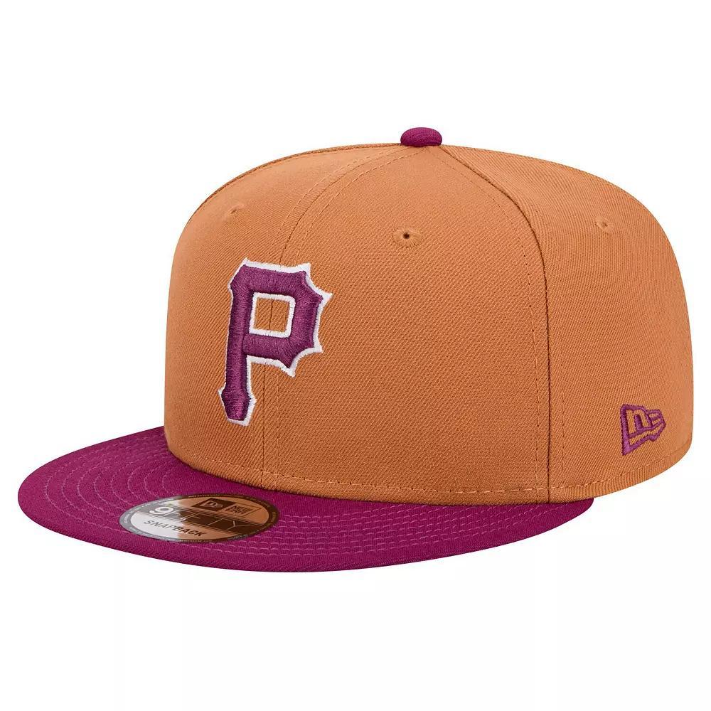 Men's New Era Brown Pittsburgh Pirates Color Pack Two Tone 9FIFTY Snapback Hat Product Image
