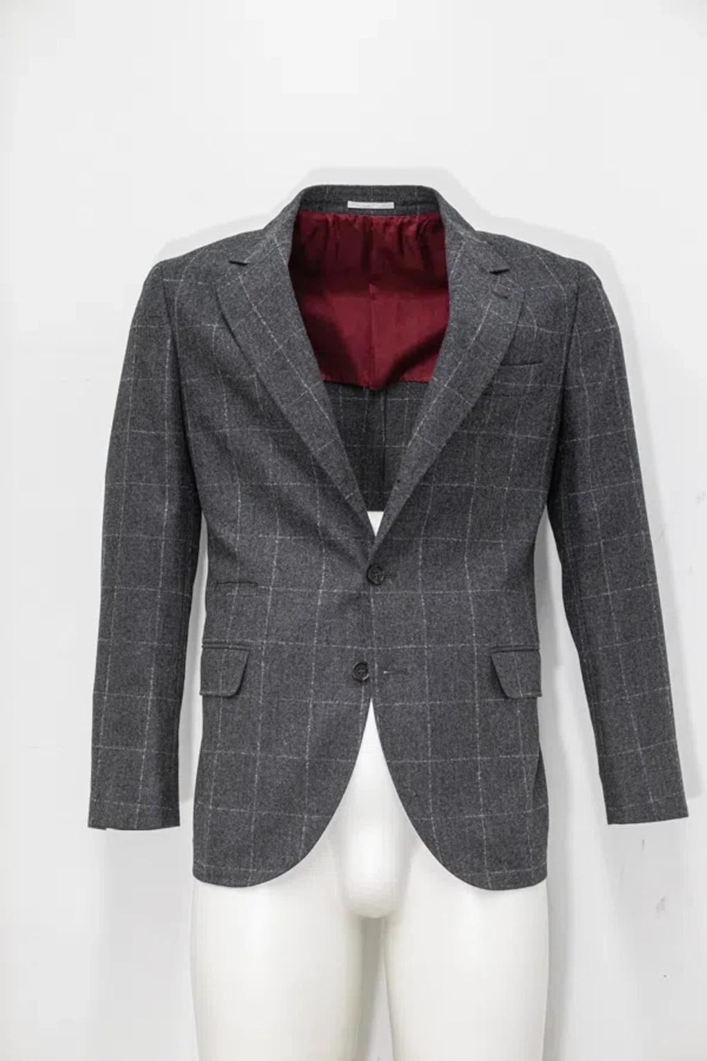 BRUNELLO CUCINELLI Blazer In Grey Product Image