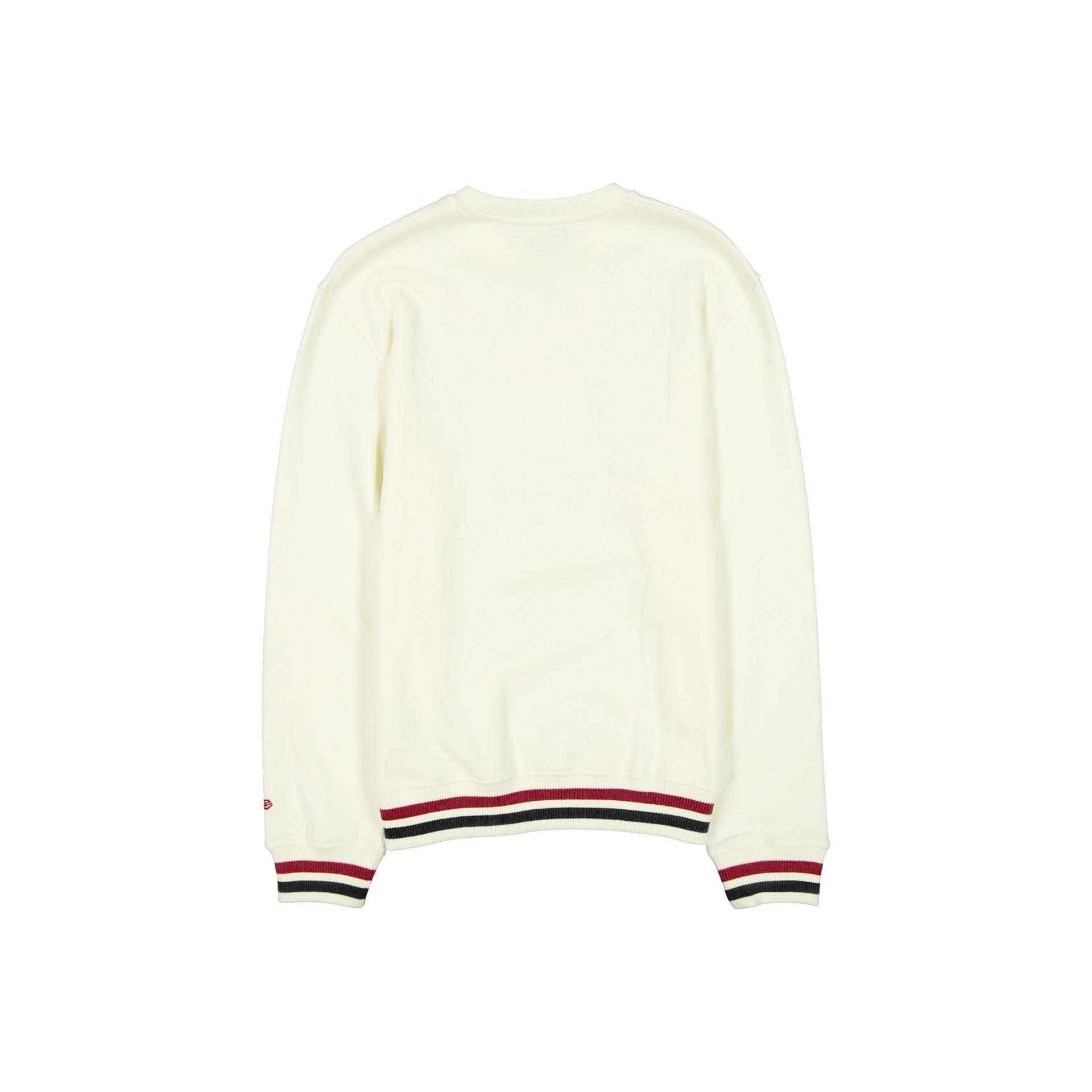 Los Angeles Dodgers Throwback Chrome White Crewneck Male Product Image