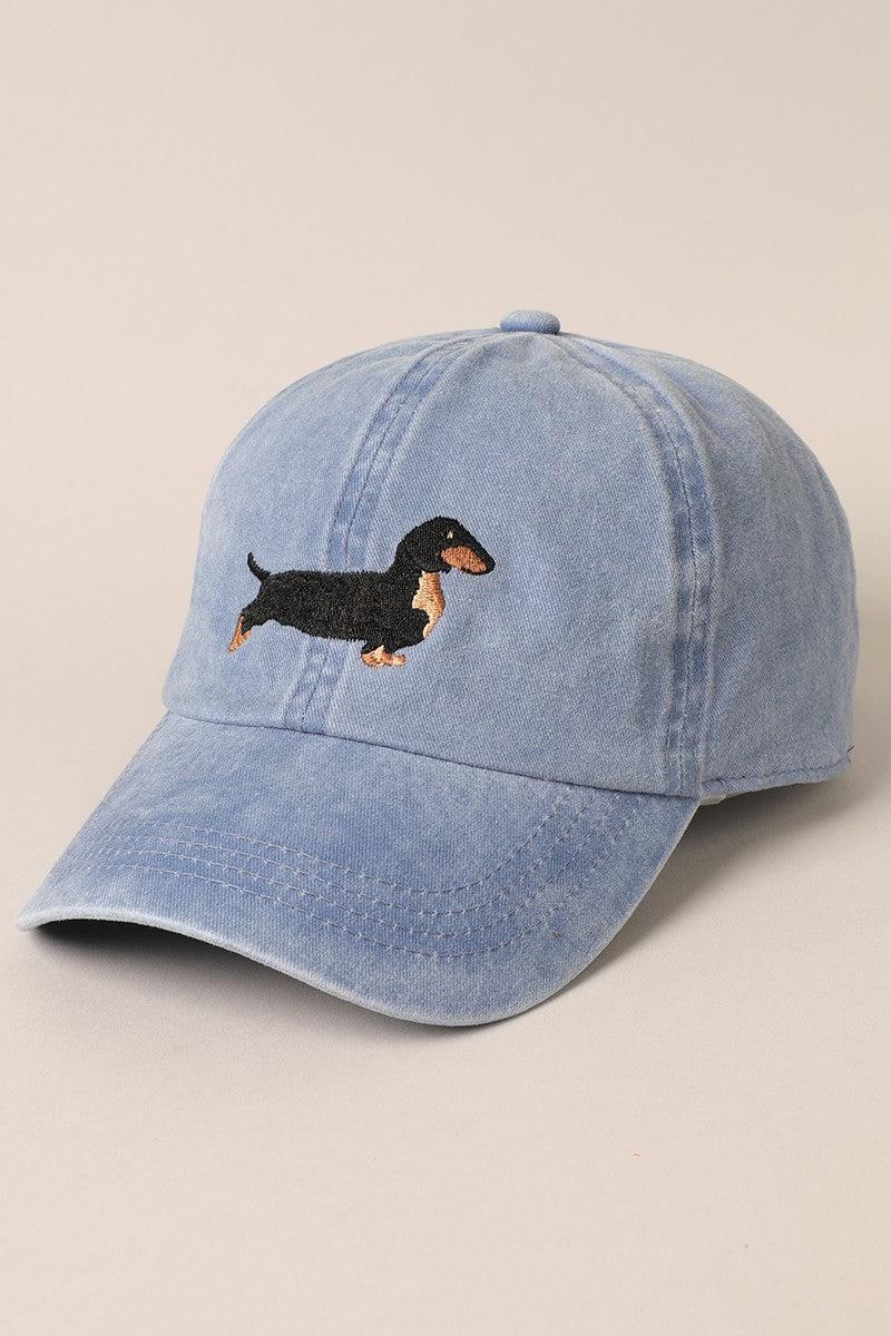 Dachshund Embroidered Baseball Cap Product Image