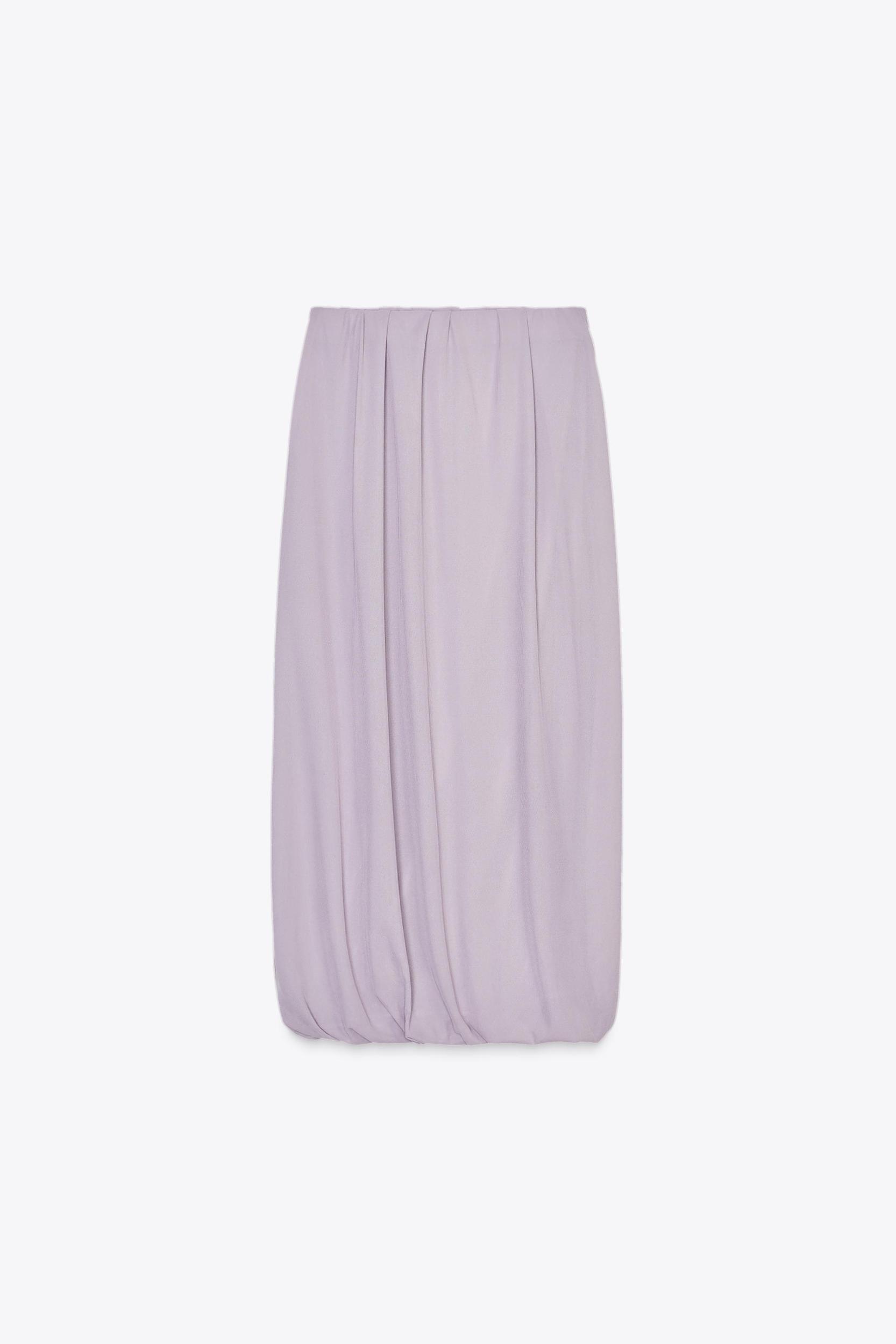 RUCHED TULLE TOP Product Image