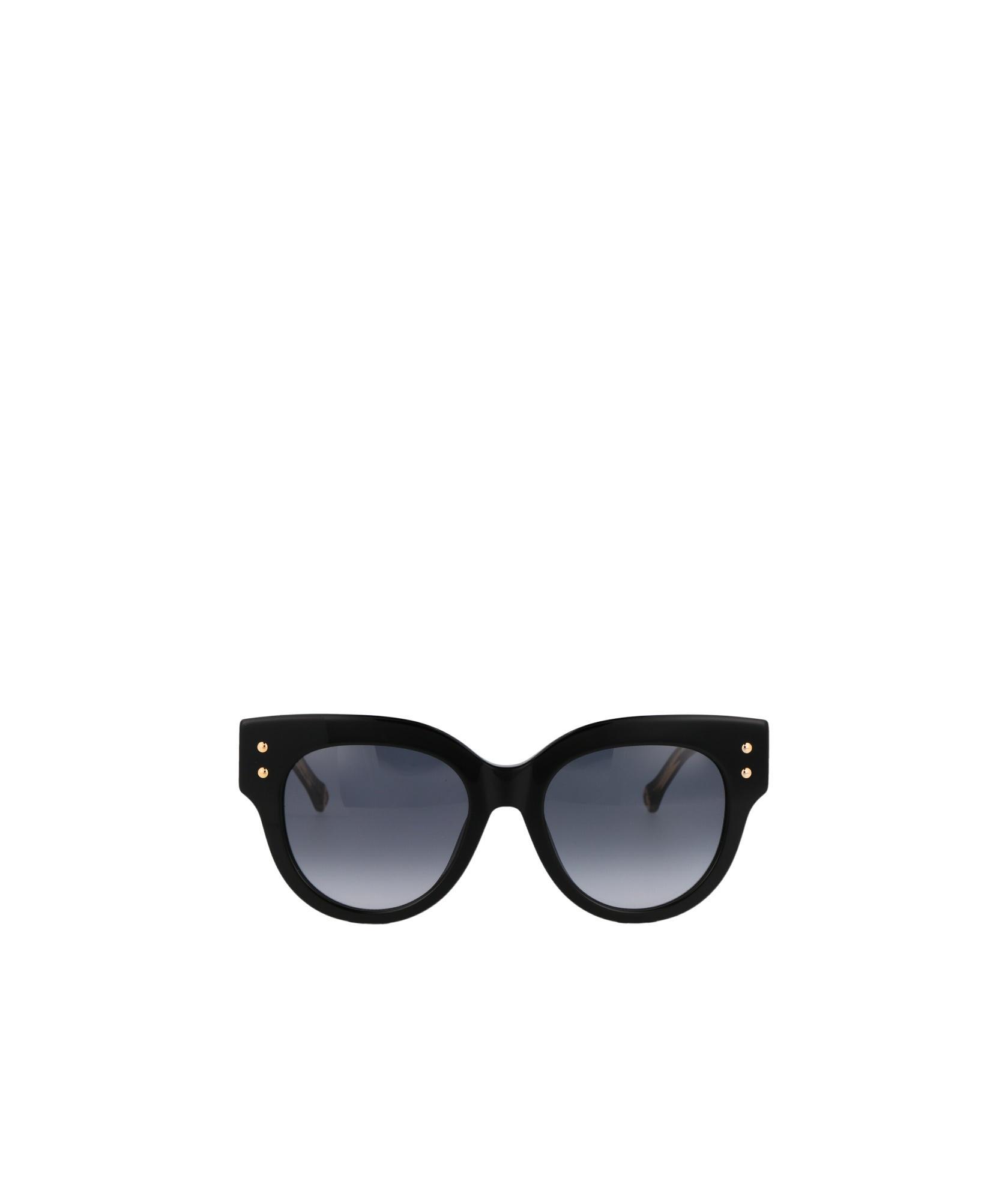 CAROLINA HERRERA Round-frame Sunglasses In Black Product Image