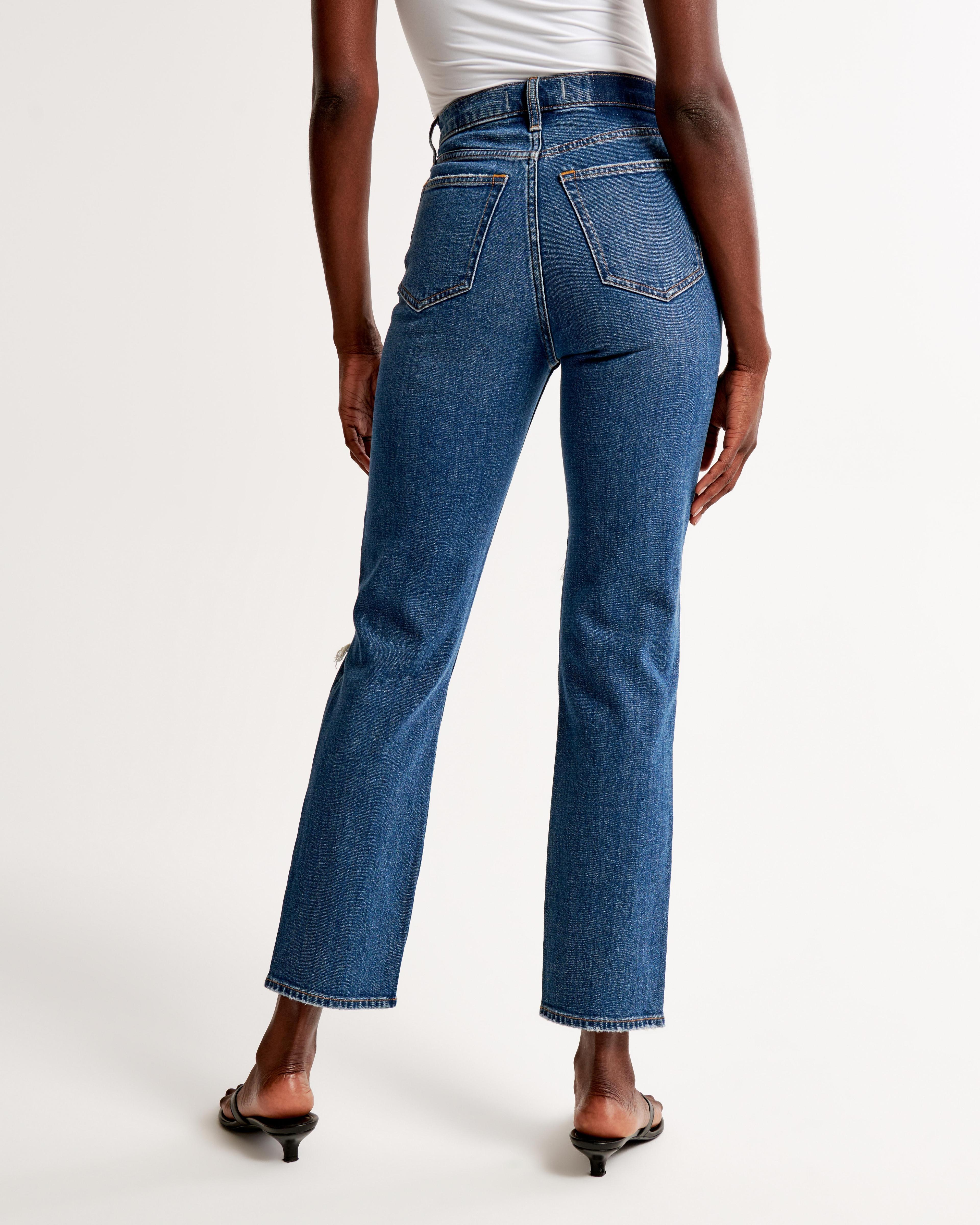 Ultra High Rise Ankle Straight Jean Product Image