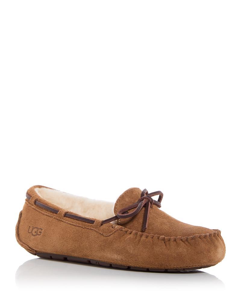 UGG Womens Dakota Wool-Lined Suede Slipper Product Image