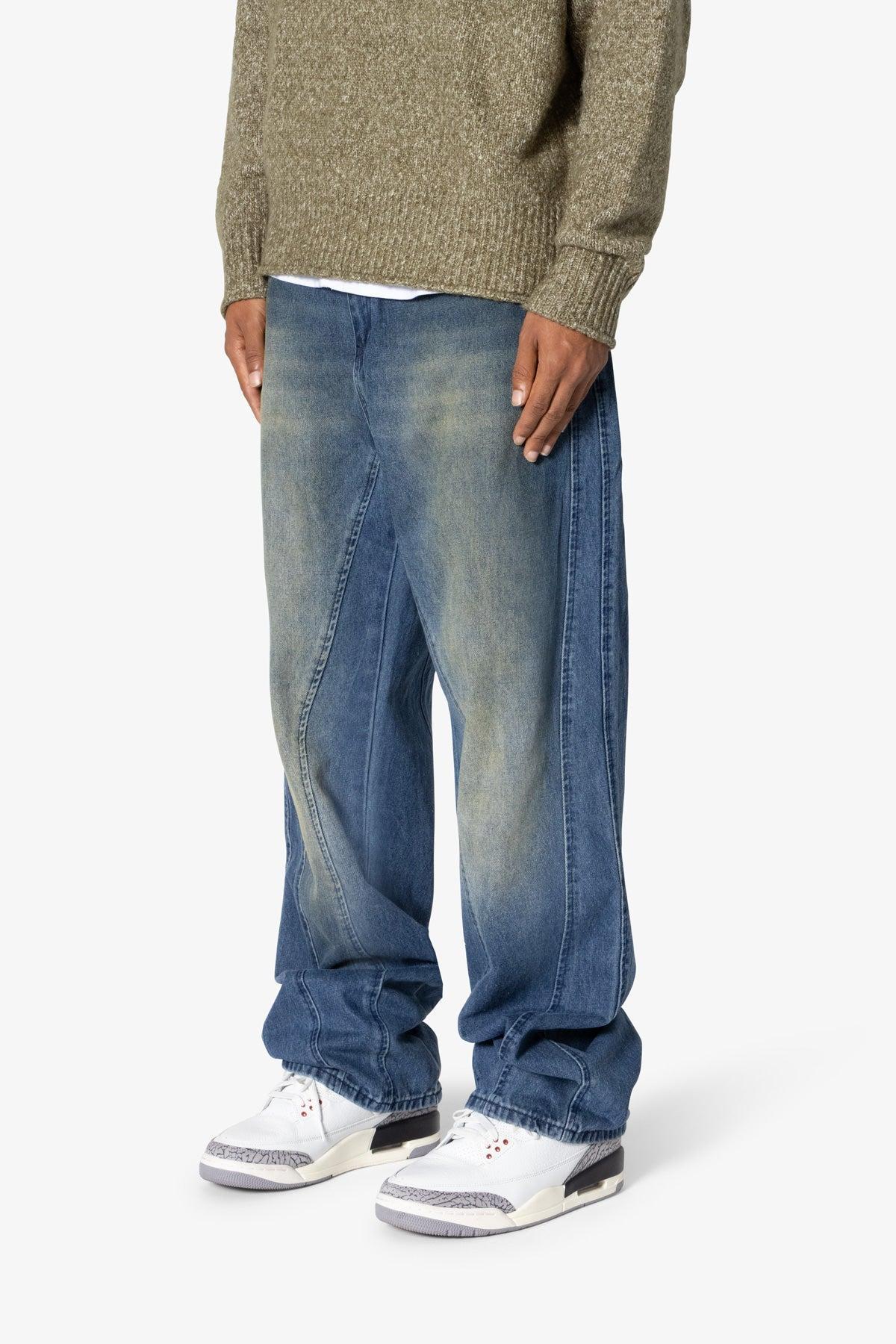 Ultra Baggy Tower Denim - Medium Blue Product Image