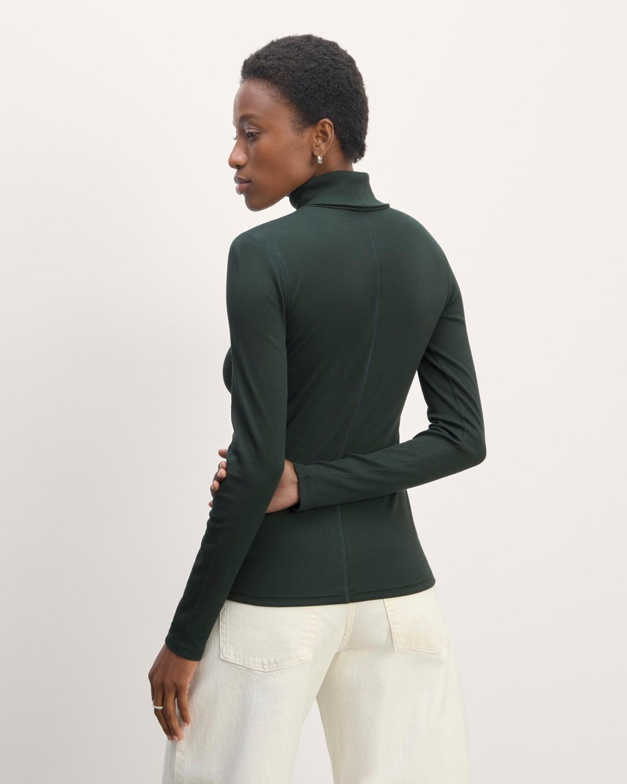 Womens Luxe Rib Turtleneck Sweater by Everlane Product Image