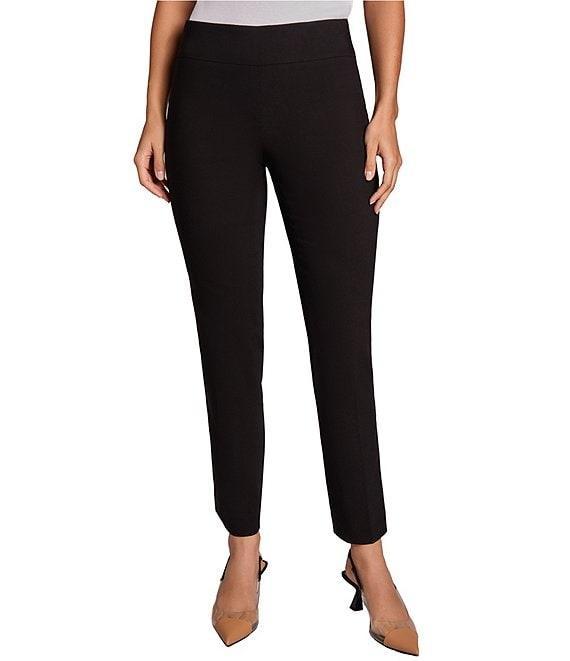 Jones New York Super-Stretch Twill Pull-On Straight Leg Ankle Pant Product Image