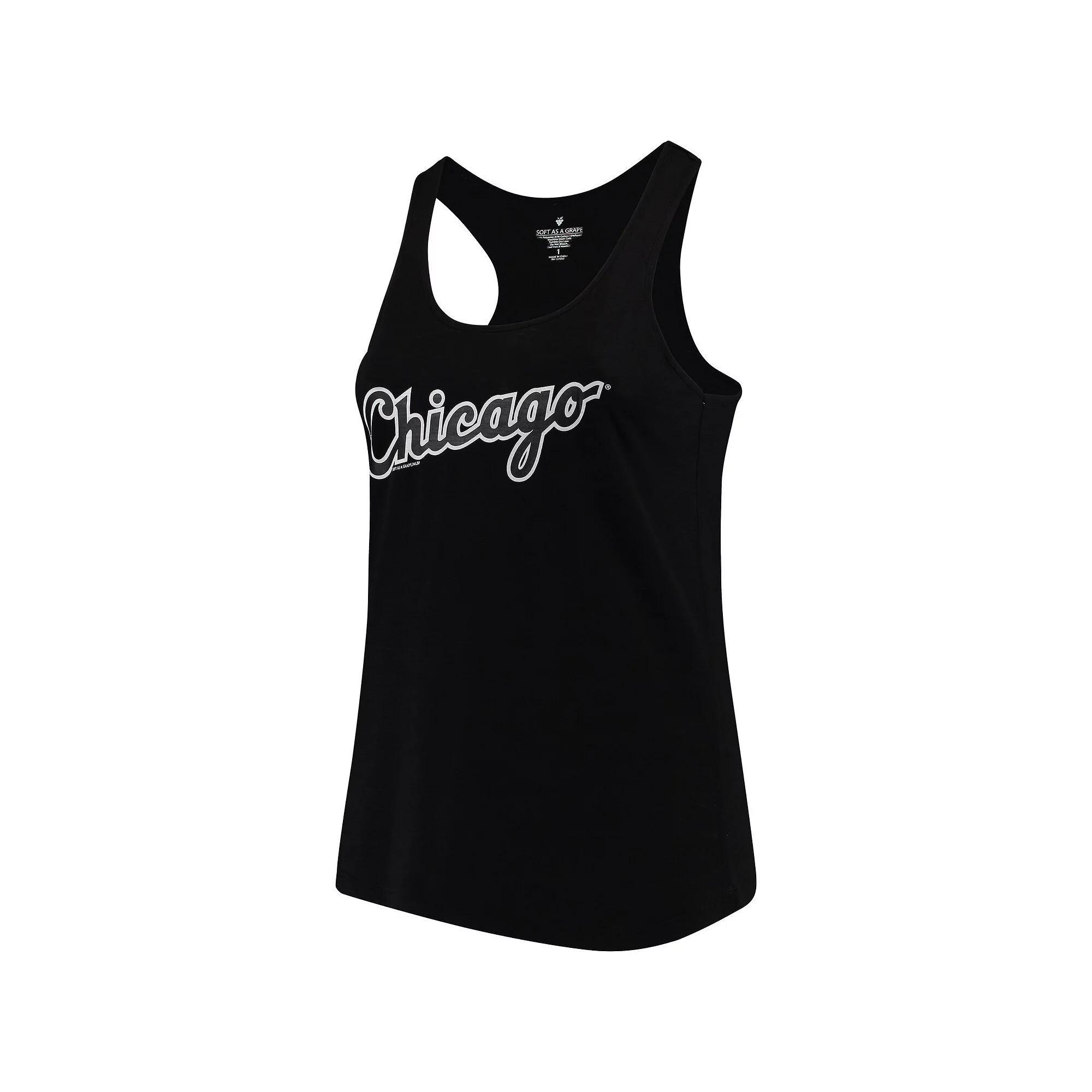 Women's Soft as a Grape Black Chicago White Sox Plus  Product Image
