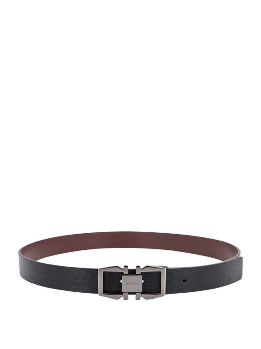 Leather Belt In Black Product Image