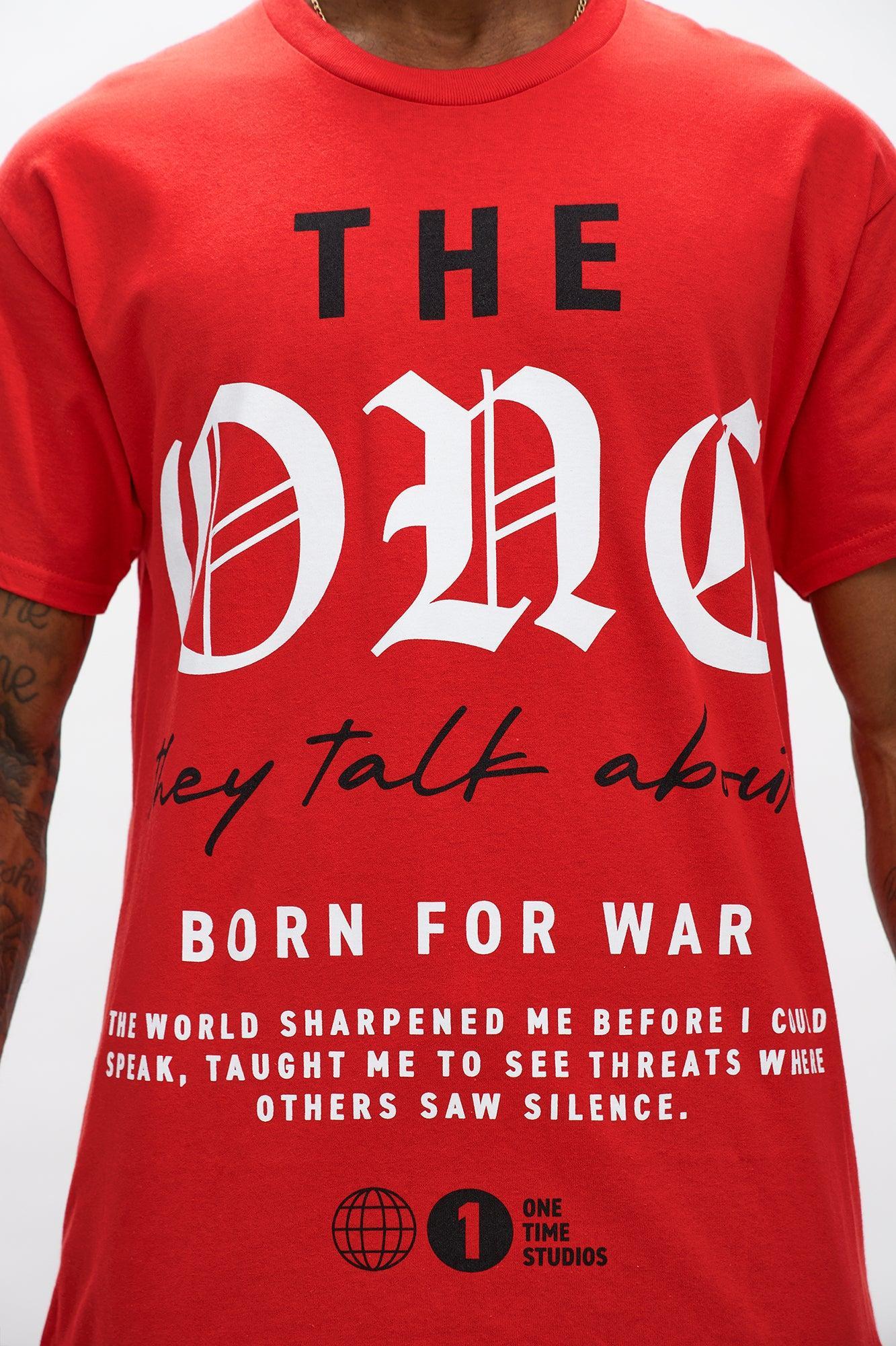 The One They Talk About Short Sleeve Tee - Red Male Product Image