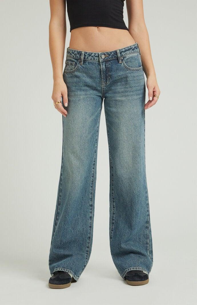 Women's Low Rise Girlfriend Jeans - Product Image