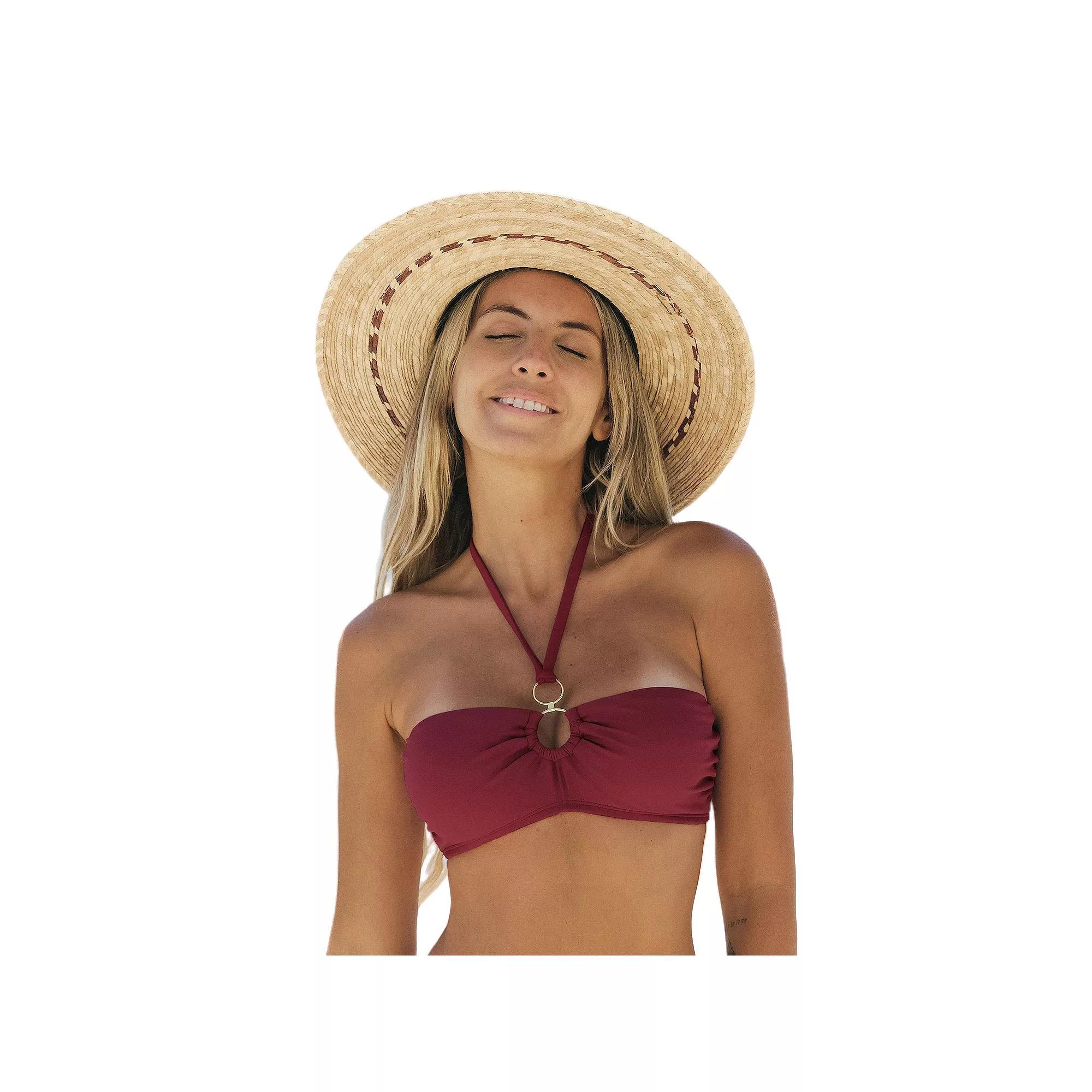 Women's Cupshe Auralia Mildness O-Ring Halter Bikini Top, Size: XS, Red Product Image