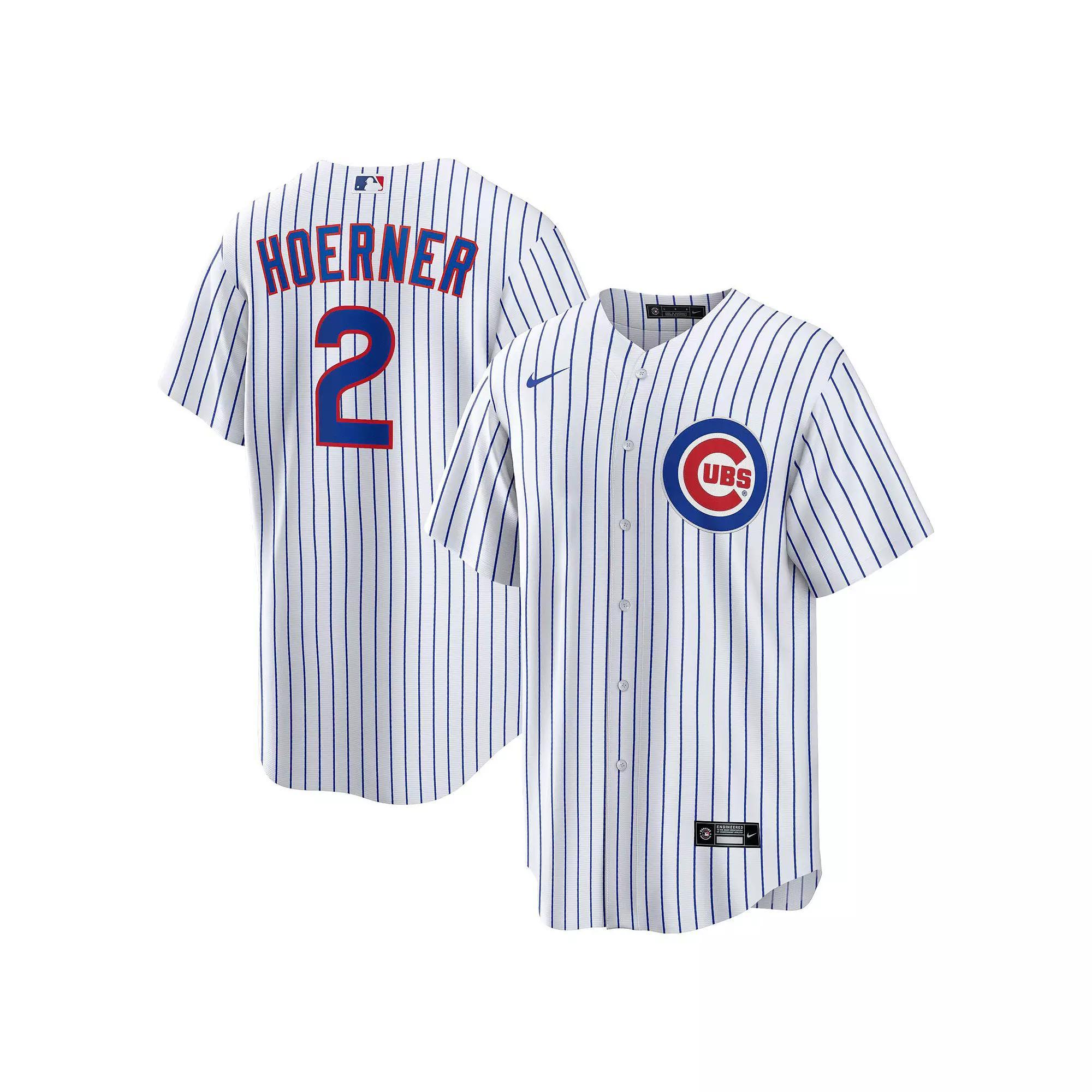 Nico Hoerner Chicago Cubs Nike Men's MLB Replica Jersey Product Image