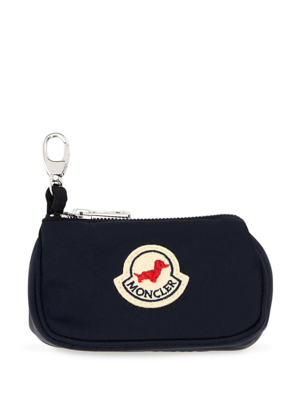 MONCLER Logo-appliqué Bag In Blue Product Image