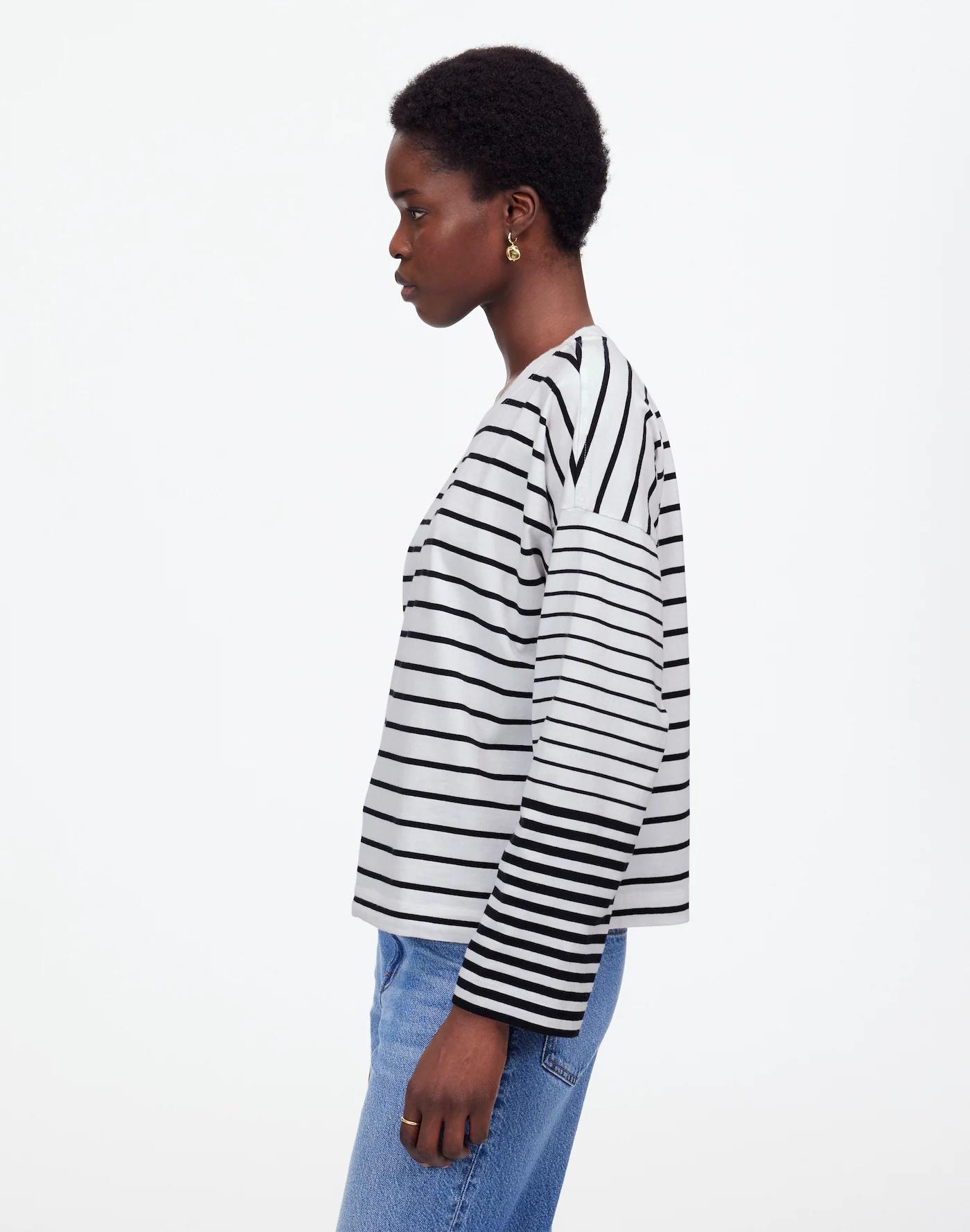 Easy Crewneck Long-Sleeve Tee Product Image