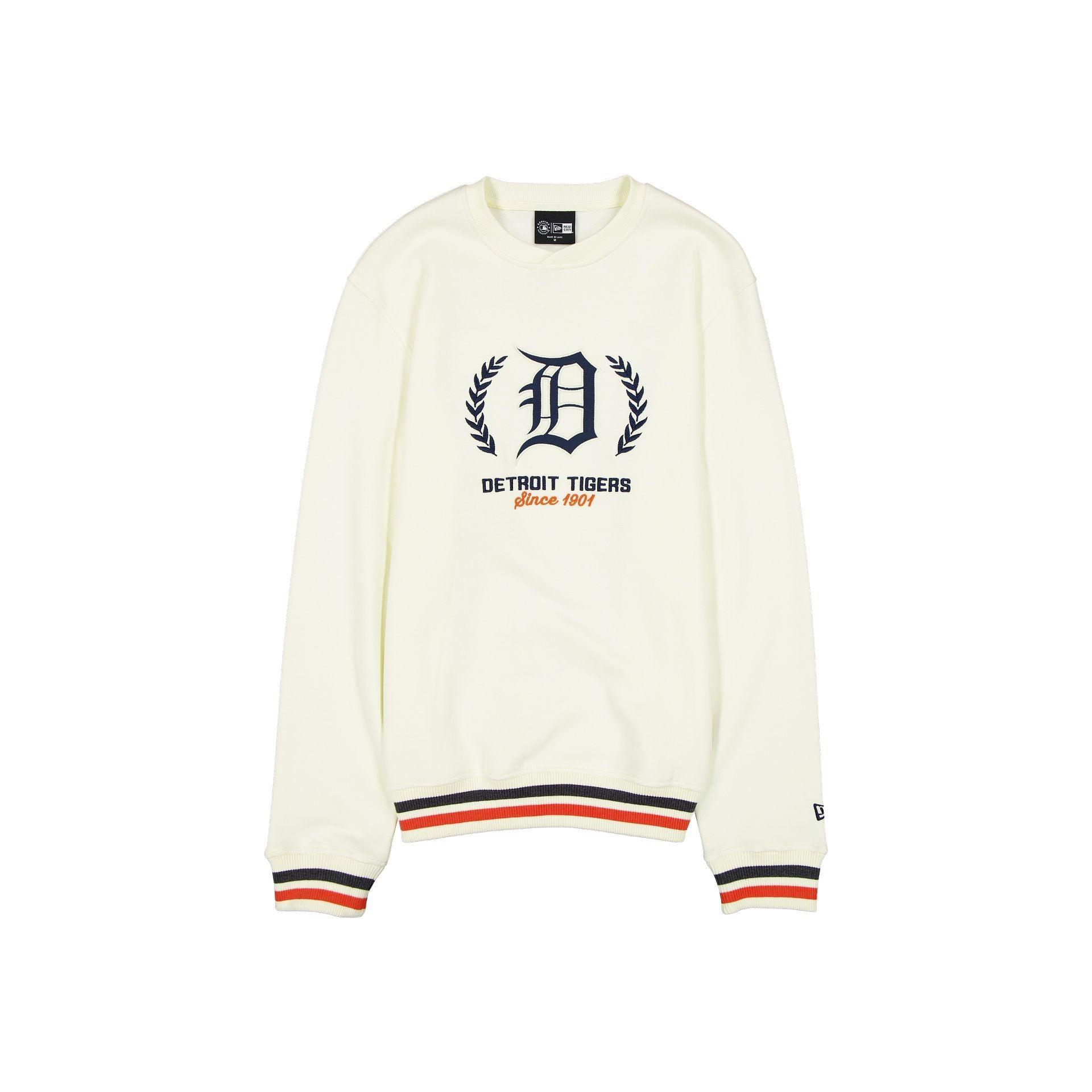 Los Angeles Dodgers Throwback Chrome White Crewneck Male Product Image