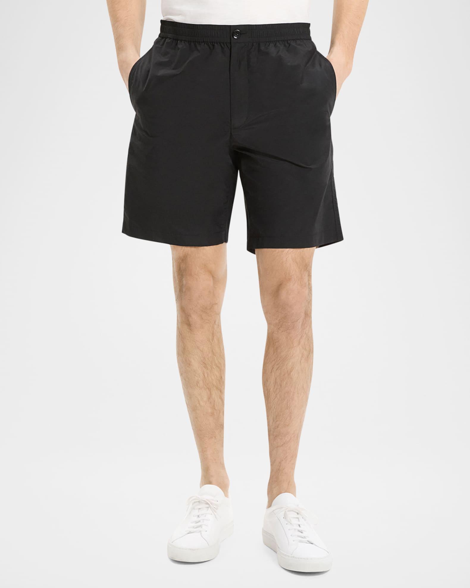 Men's Stretch Waistband Flat-Front Shorts Product Image