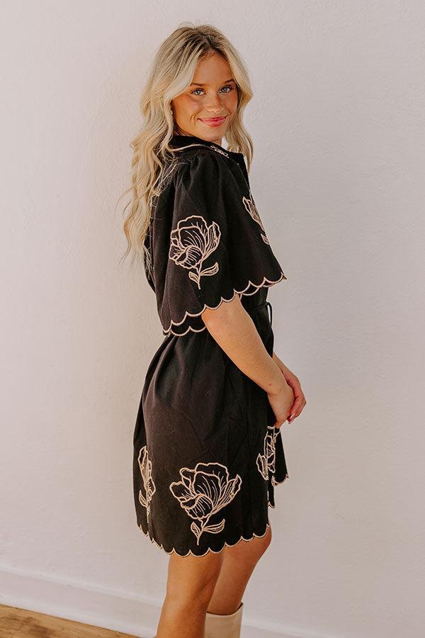 Secret Garden Embroidered Mini Dress Product Image