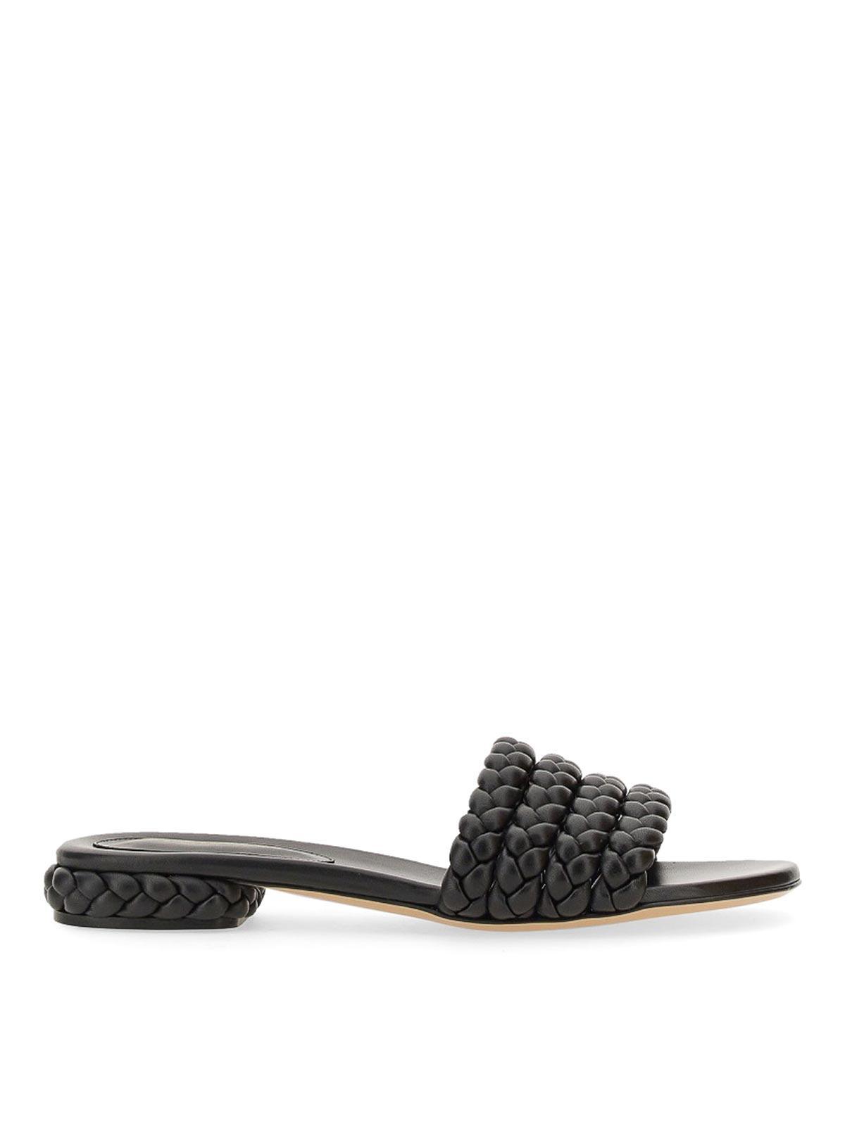 GIANVITO ROSSI Nappa Sandal In Black Product Image