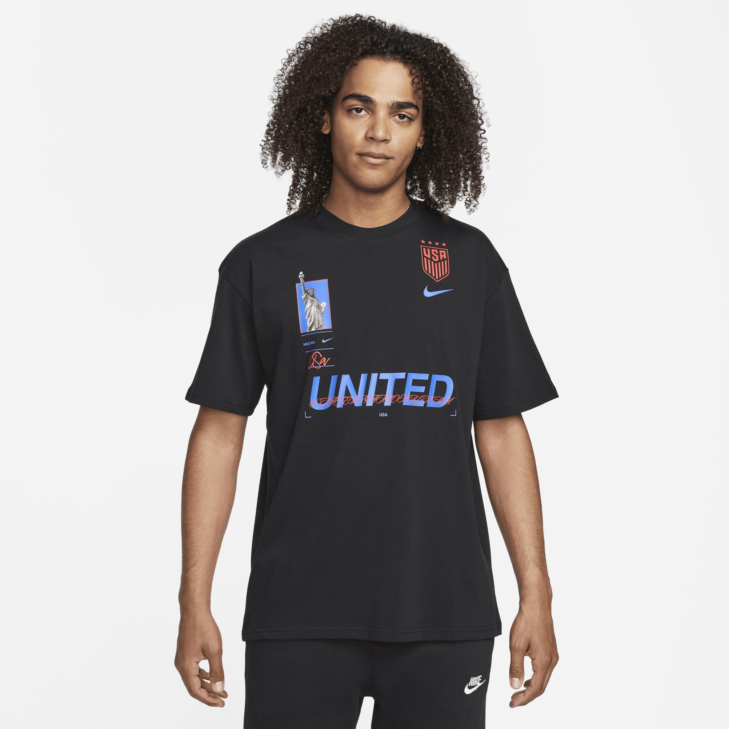 Mens Nike Black Uswnt Original MAX90T-shirt Product Image