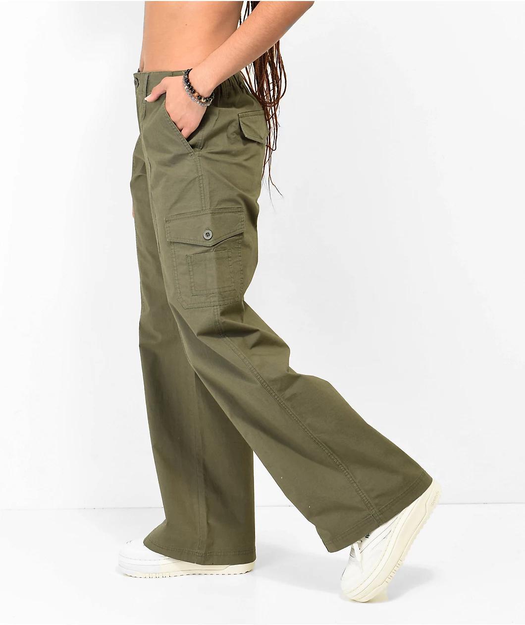 Empyre Maisie Grape Leaf Lowrise Cargo Pants Product Image