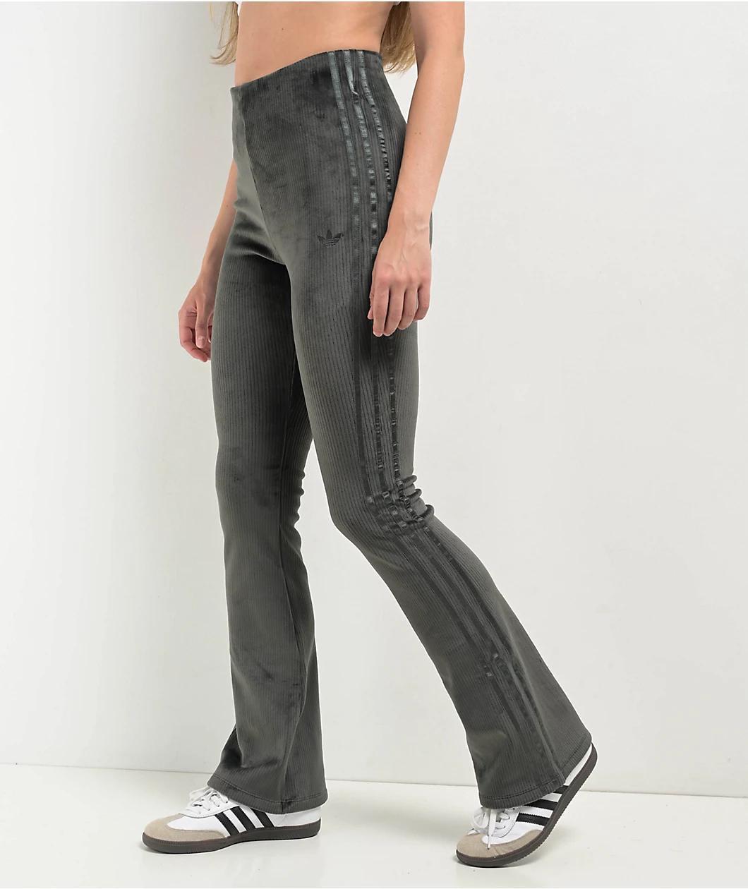 adidas Originals Carbon Corduroy Flare Leggings Product Image