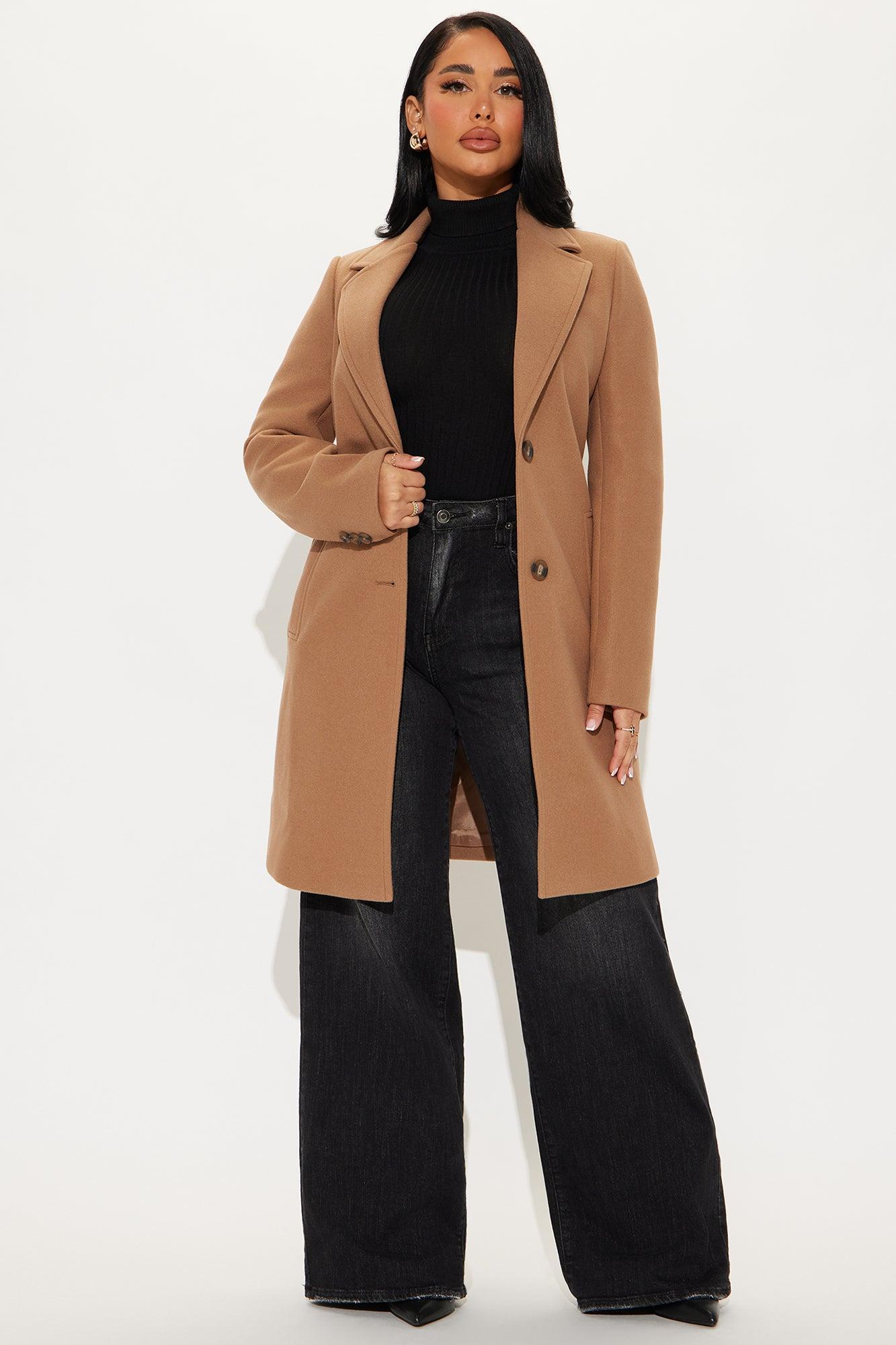 Julia Wool Coat - Camel Product Image