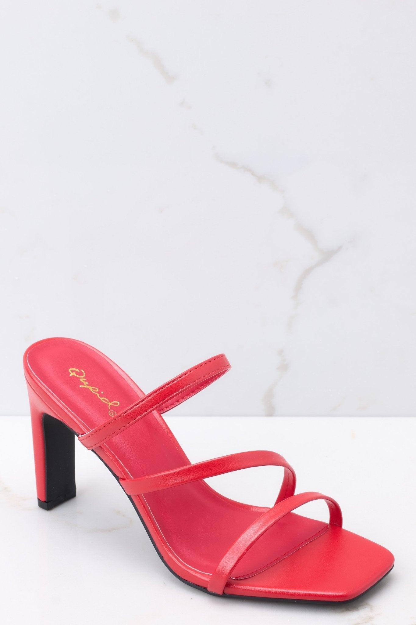 Ready For It Red Patent Heels Product Image