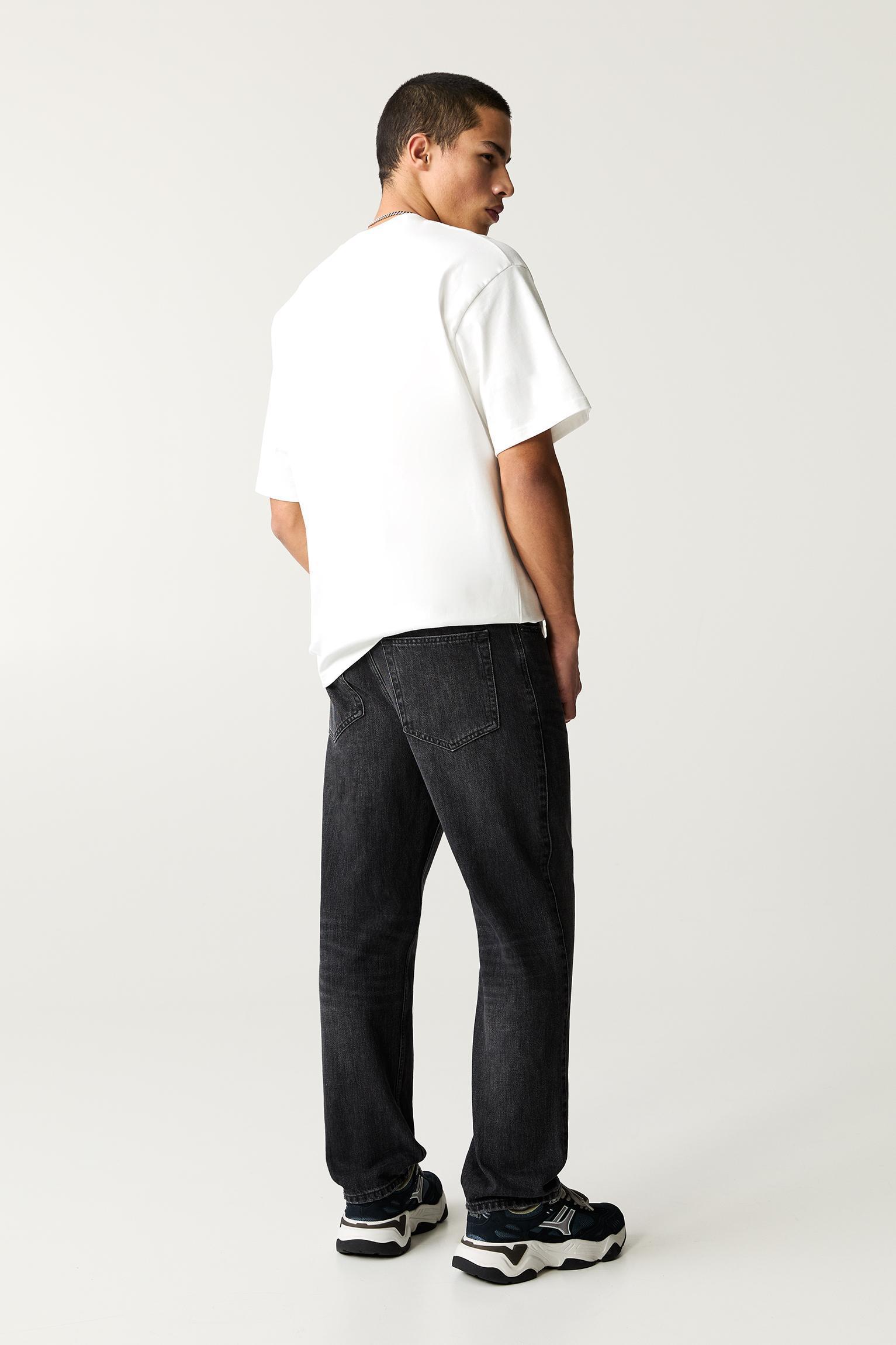 Straight fit vintage jeans Product Image