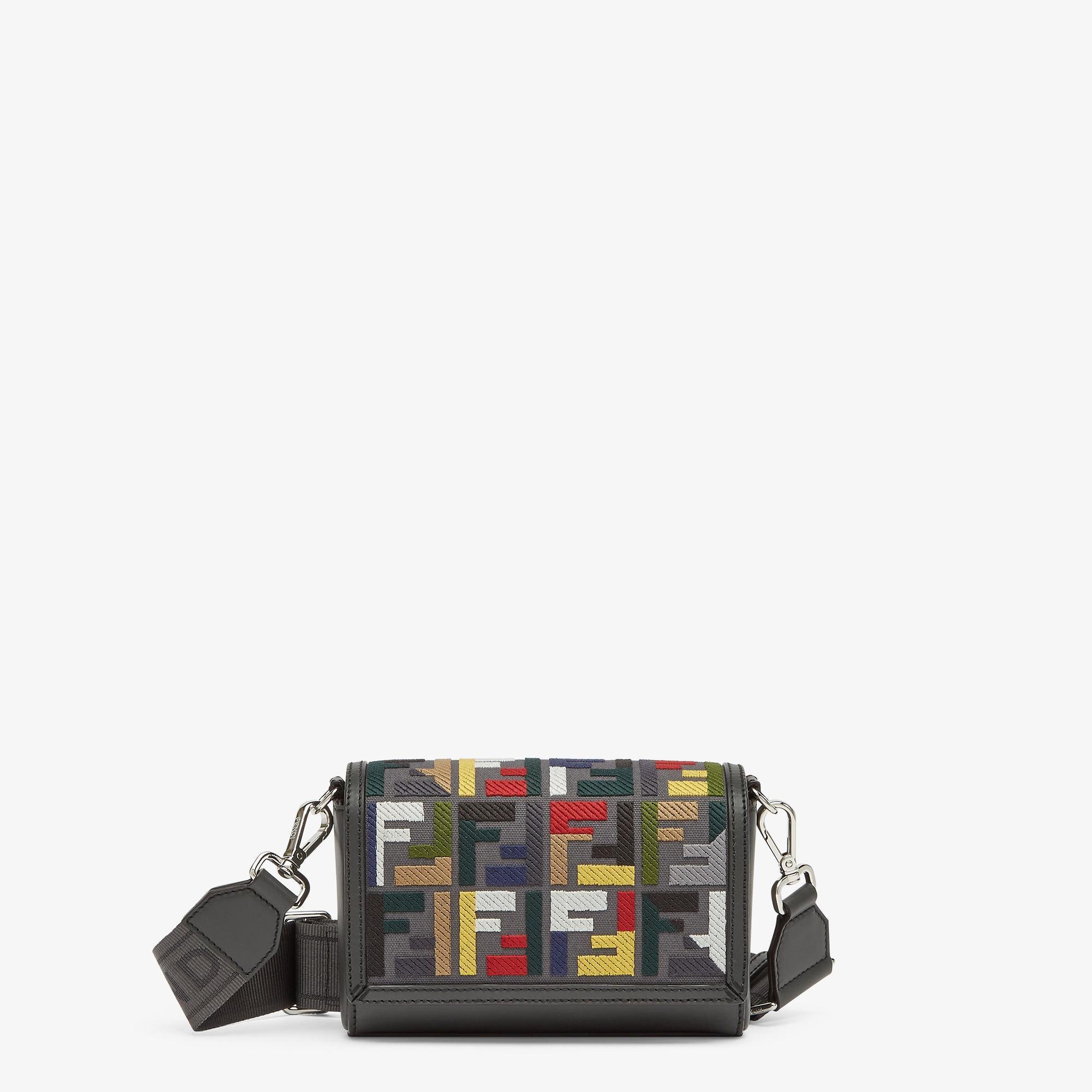 FF Compact BagCanvas bag with multicolor FF embroidery Product Image