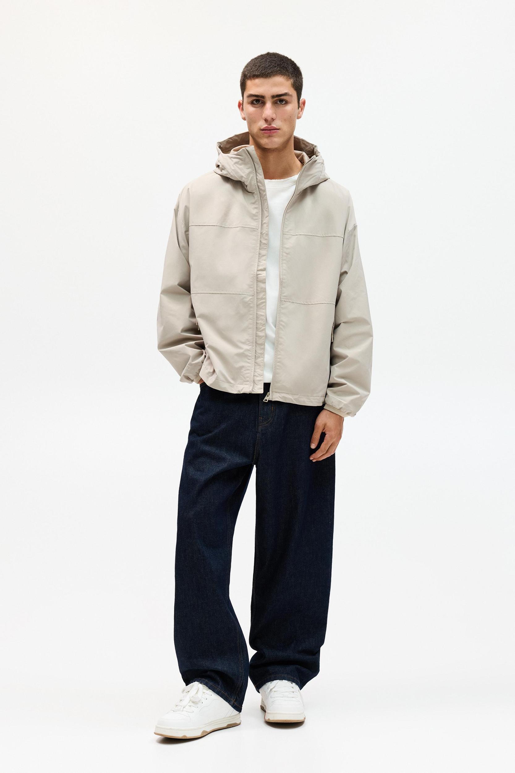 Color block raincoat Product Image