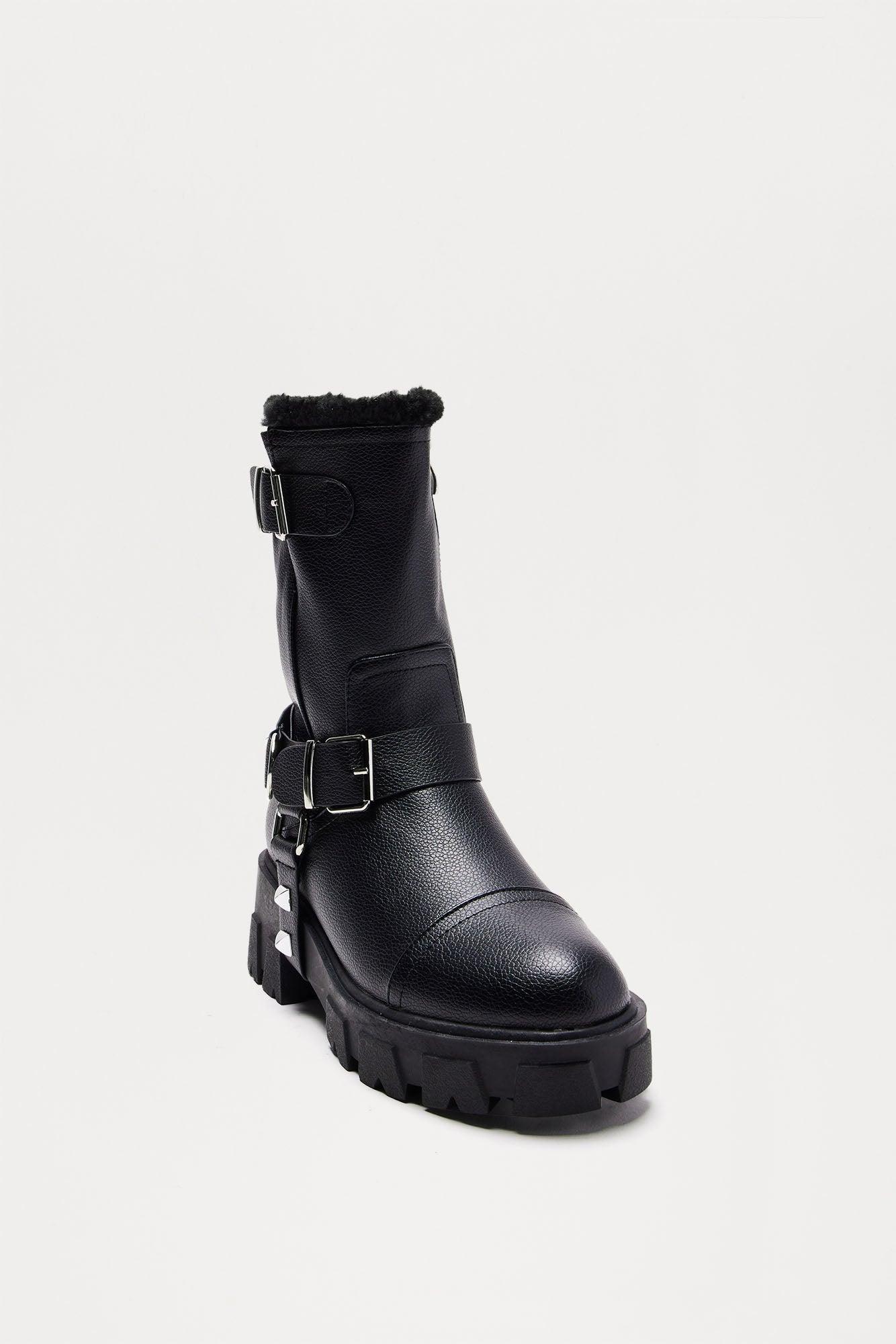 Logan Moto Booties - Black Product Image