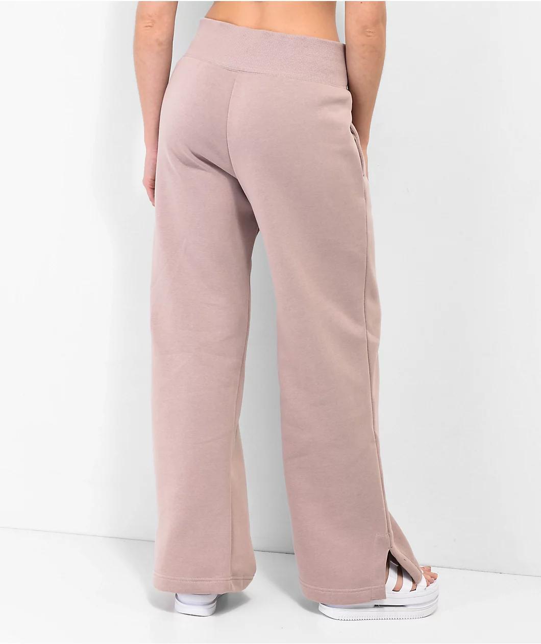 Nike Sportswear Phoenix Taupe High Rise Sweatpants Product Image