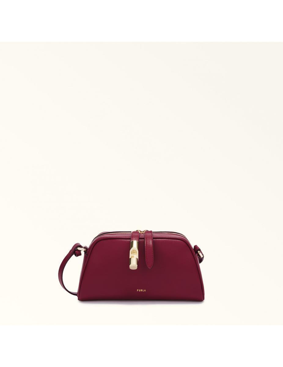 FURLA Leather Shoulder Bag In Cherry Product Image