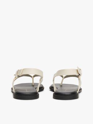 Flat Leather Slingback Sandal Product Image