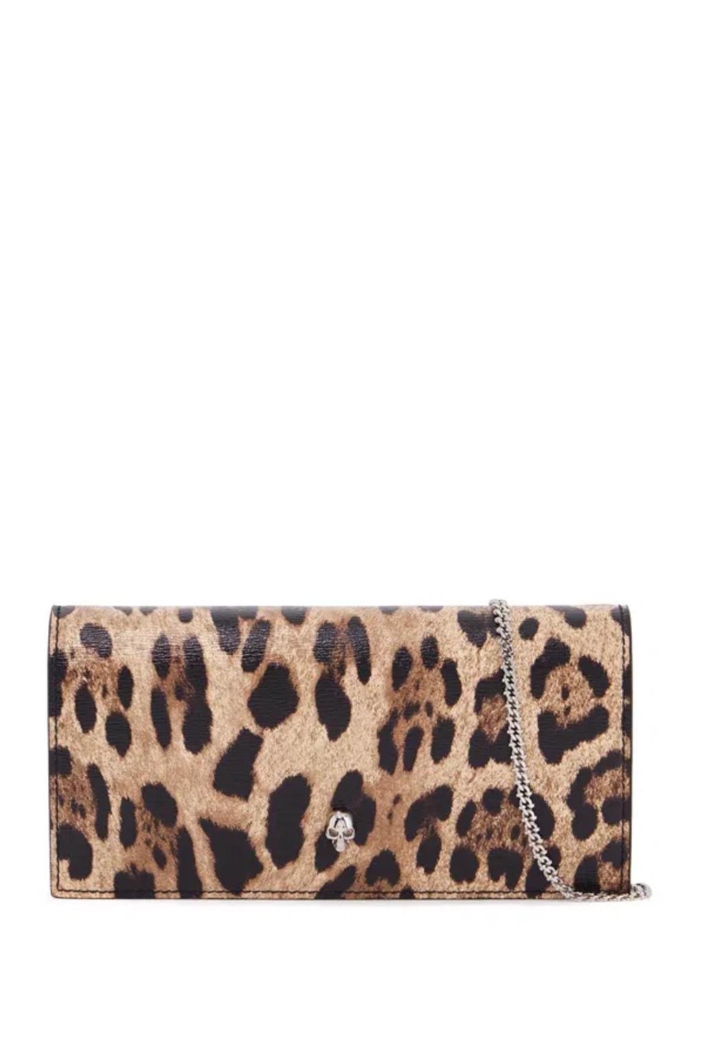 ALEXANDER MCQUEEN Mini Animal Print Eco-leather Crossbody Bag In Multi Product Image