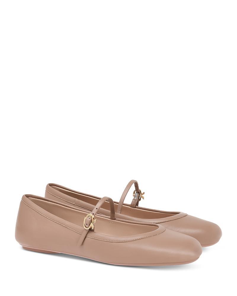 Womens Carla Leather Ballet Flats Product Image