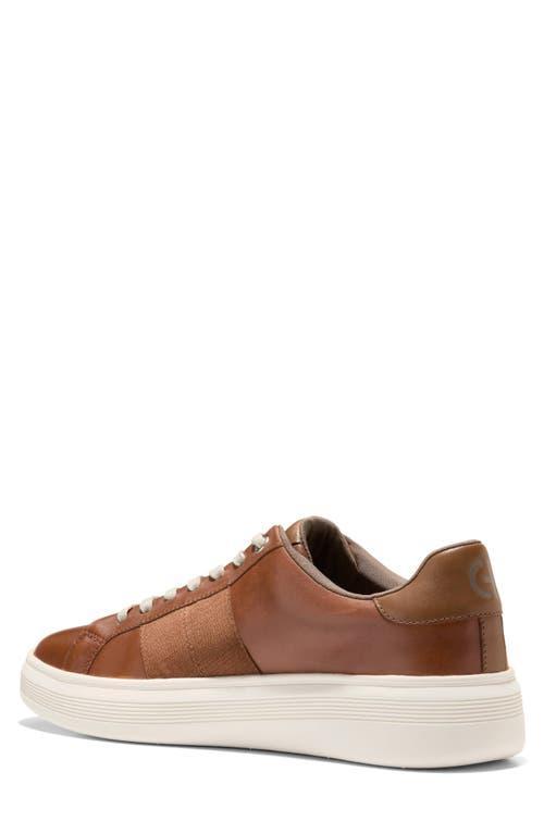 COLE HAAN Grand Crosscourt Premier Sneaker In Brown Product Image