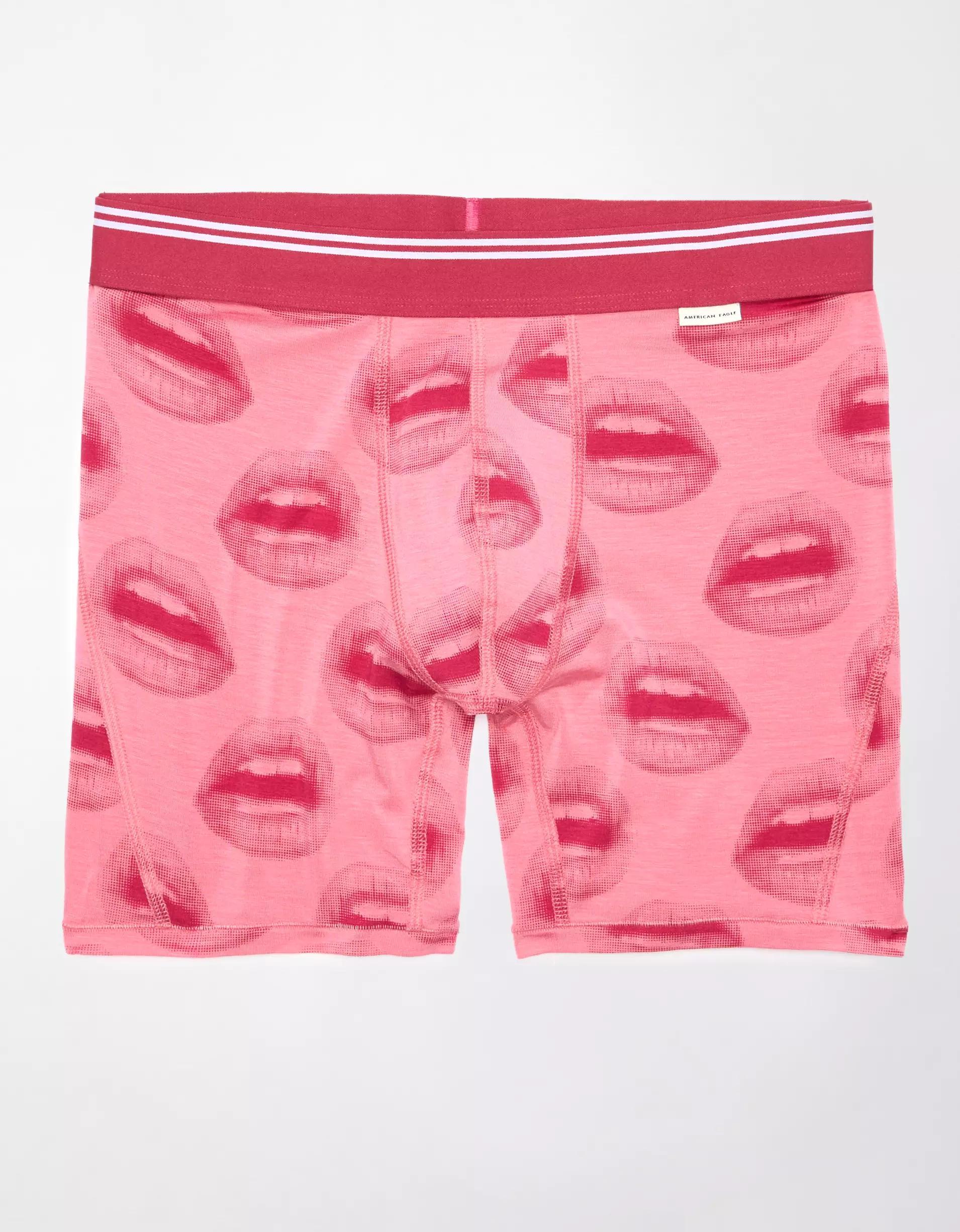 AEO Men's Lips 6" Ultra Soft Boxer Brief Product Image