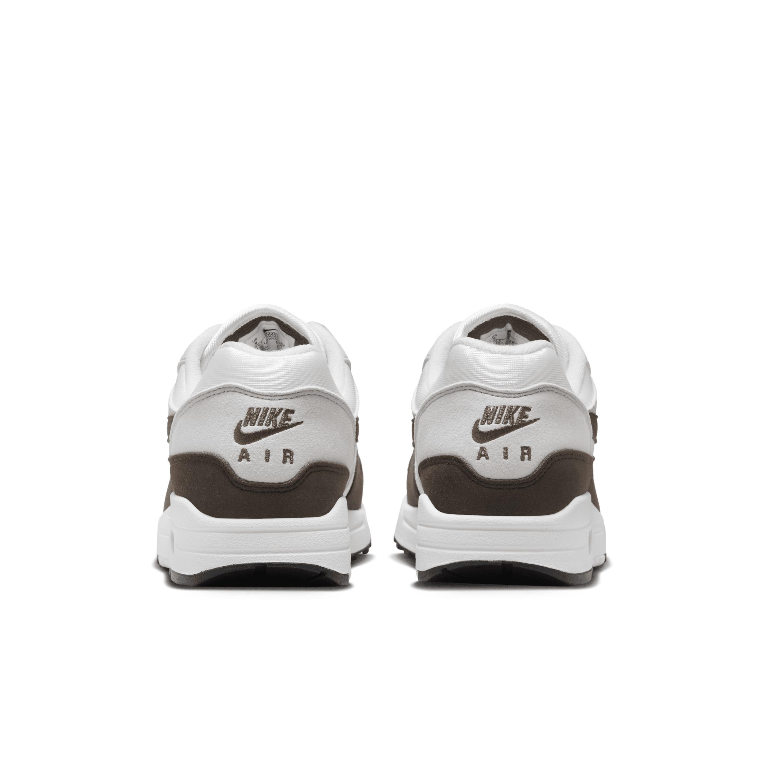 Nike Womens Nike Air Max 1 - Womens Shoes Grey/Brown Product Image