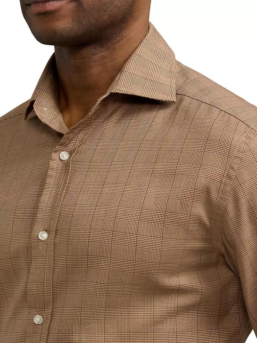 Glen Plaid Lightweight Button-Up Shirt Product Image