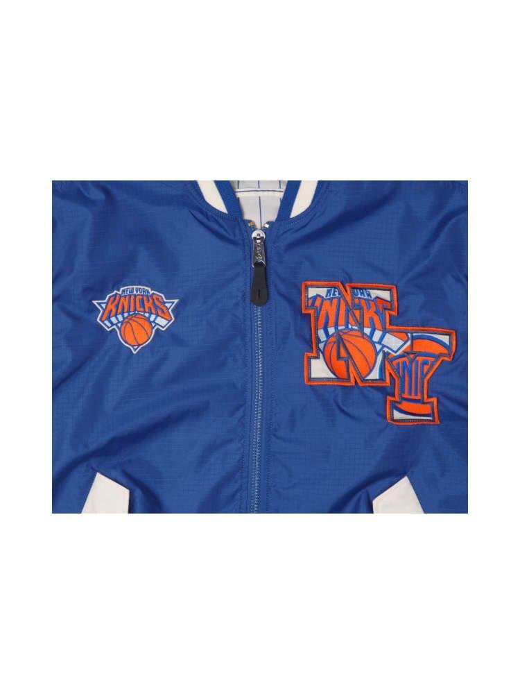 NEW YORK KNICKS X ALPHA X NEW ERA L-2B BOMBER JACKET Product Image