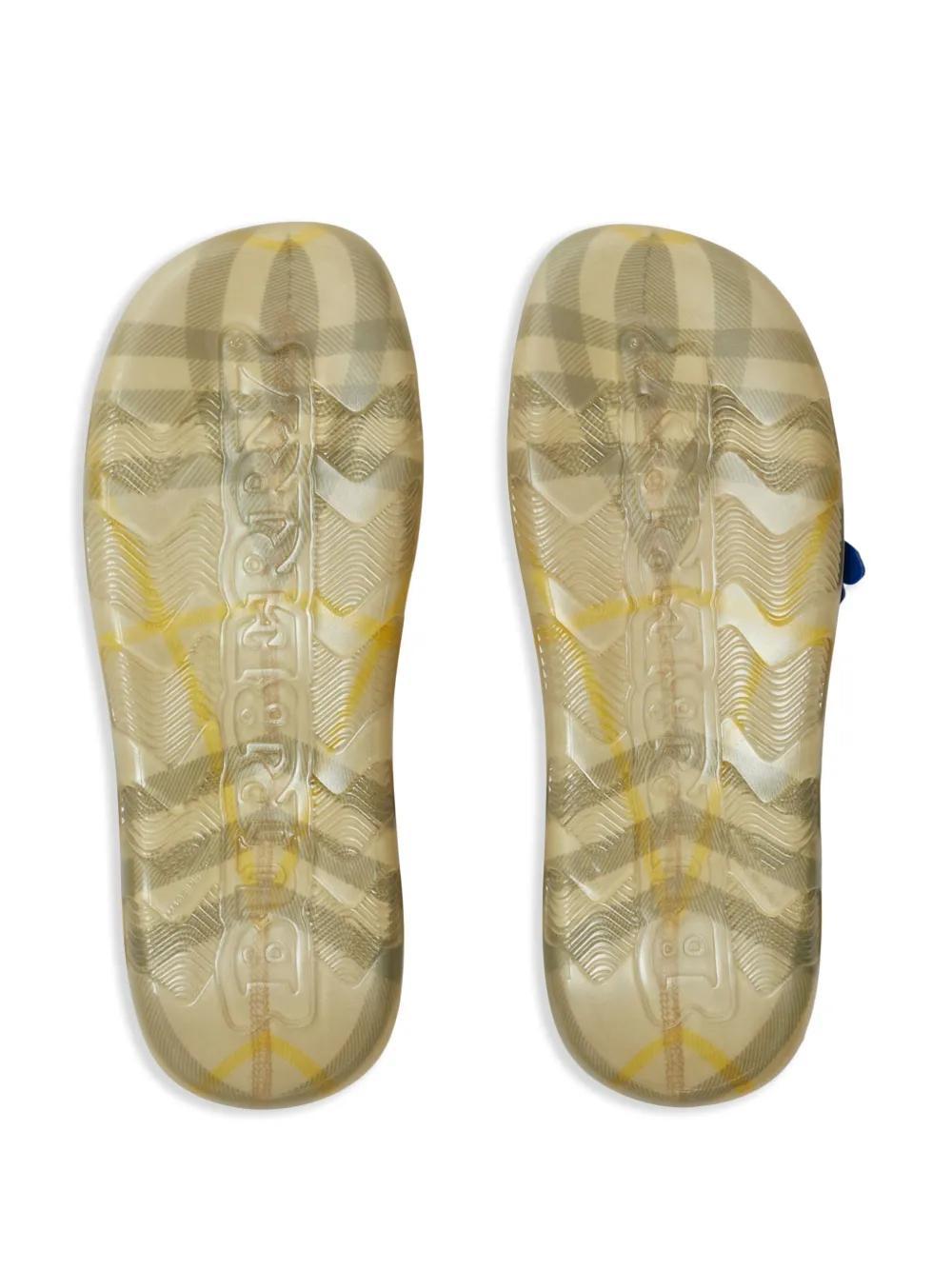 Equestrian Knight check-pattern slides  Product Image