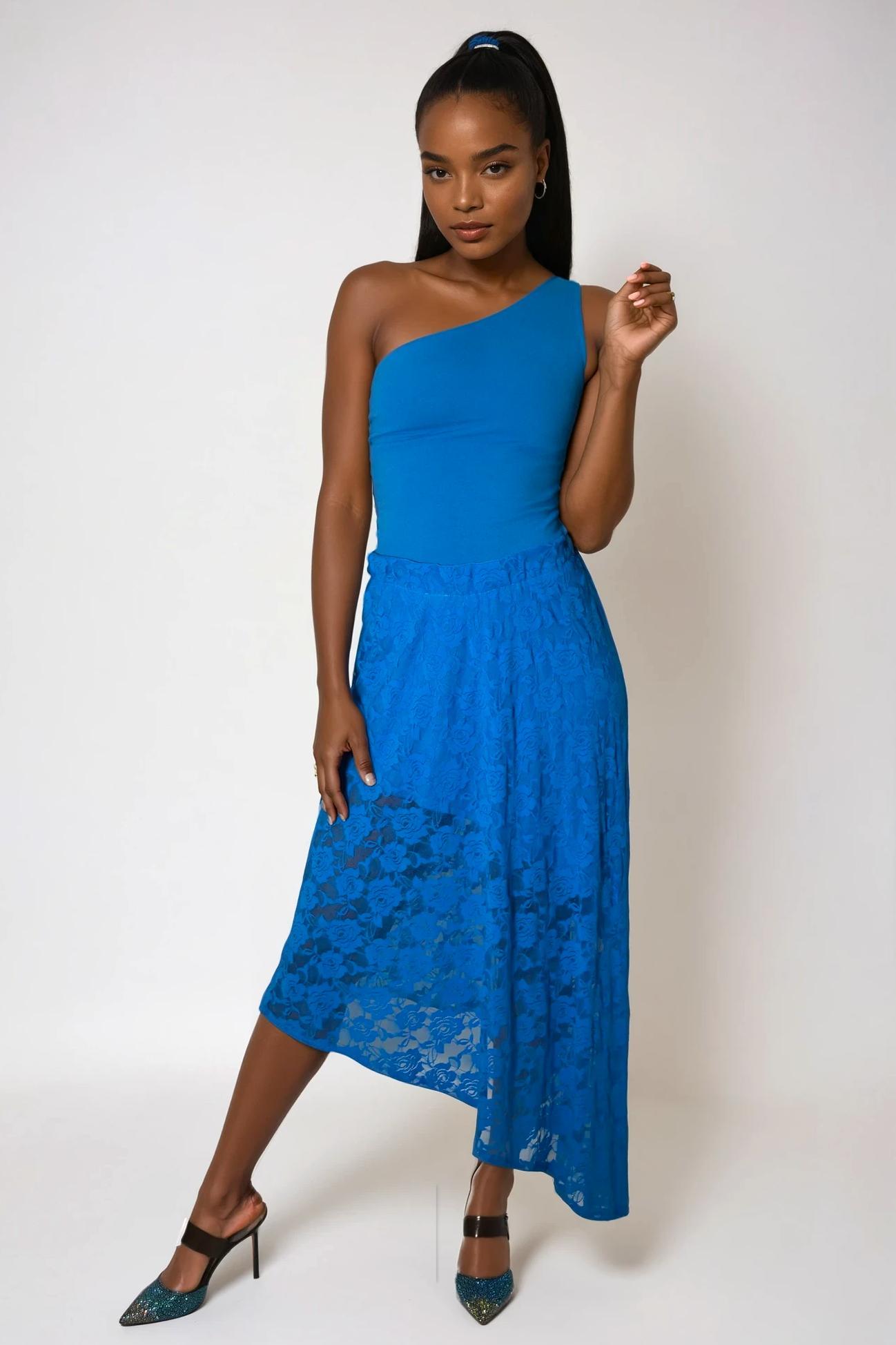 Lace Maxi Skirt with mini lining Product Image